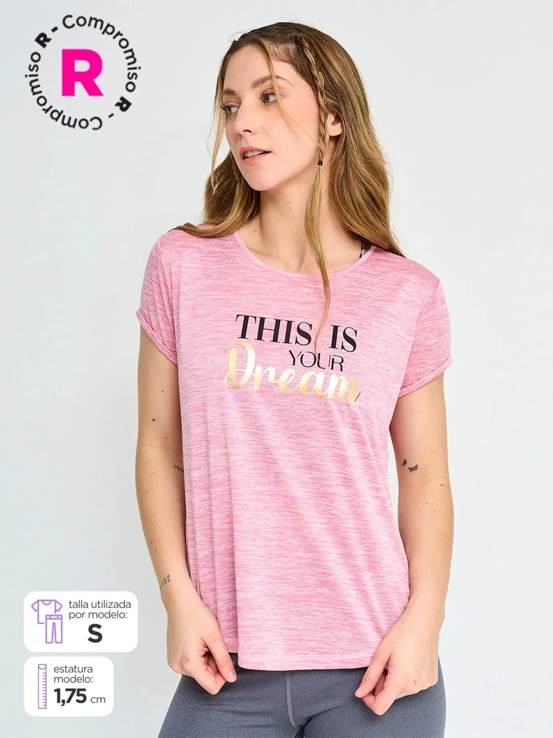 POLO MANGA CORTA MUJER REVUP PRINT - 1