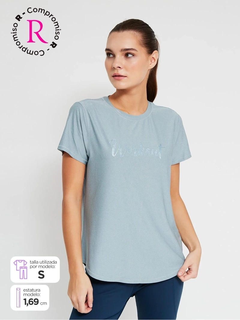 POLO MANGA CORTA MUJER REVUP PRINT - 1