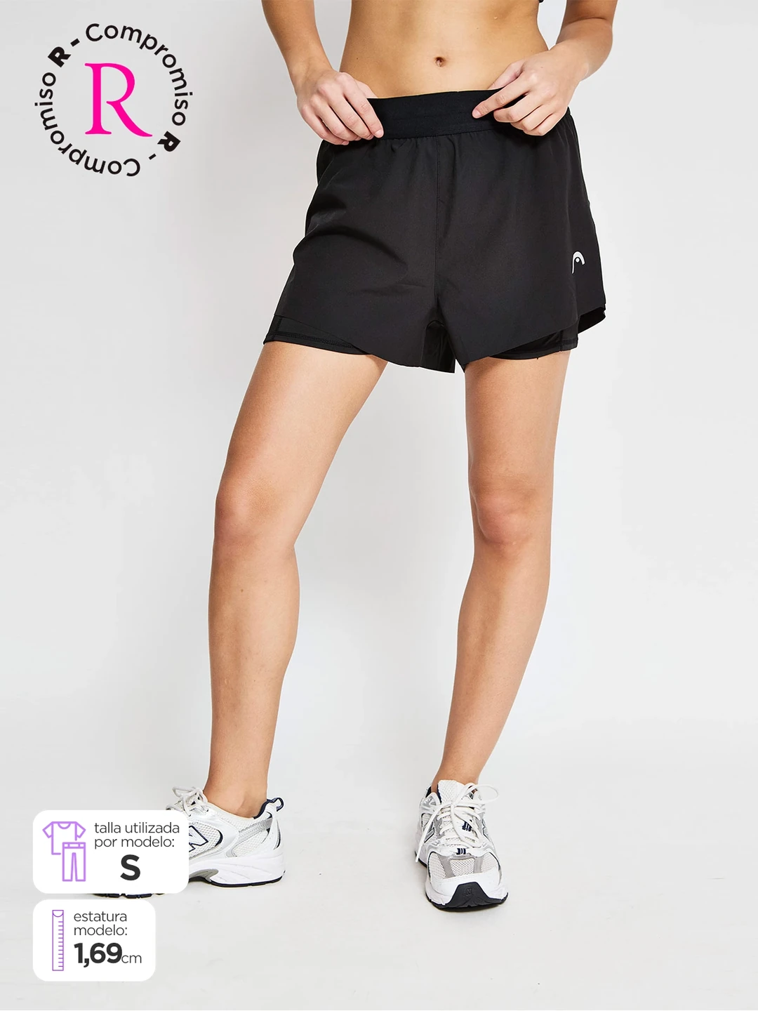 SHORT MUJER HEAD 2 EN 1 - 1