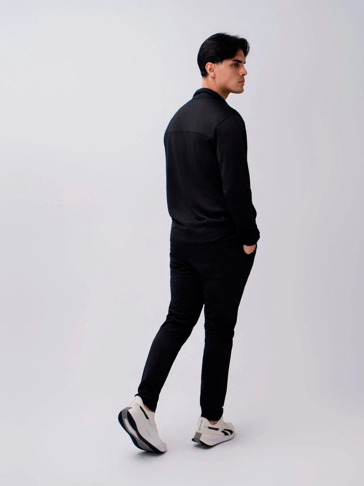 PANTALÓN BUZO ALGODÓN HOMBRE REEBOK NEGRO CORE TRAINING TRACKSUIT - 2