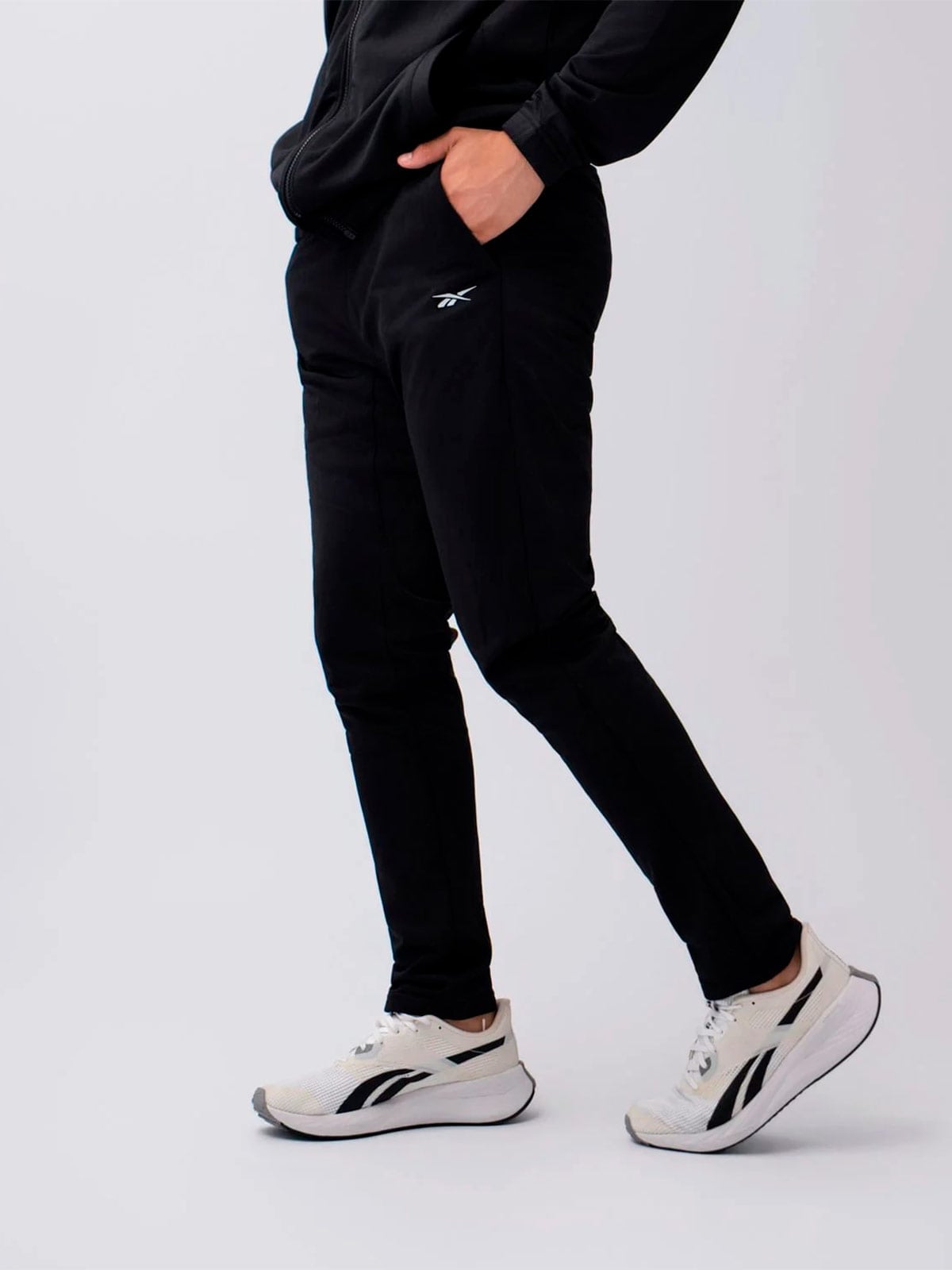 CONJUNTO BUZO ALGODÓN HOMBRE REEBOK NEGRO CORE TRAINING TRACKSUIT - 3