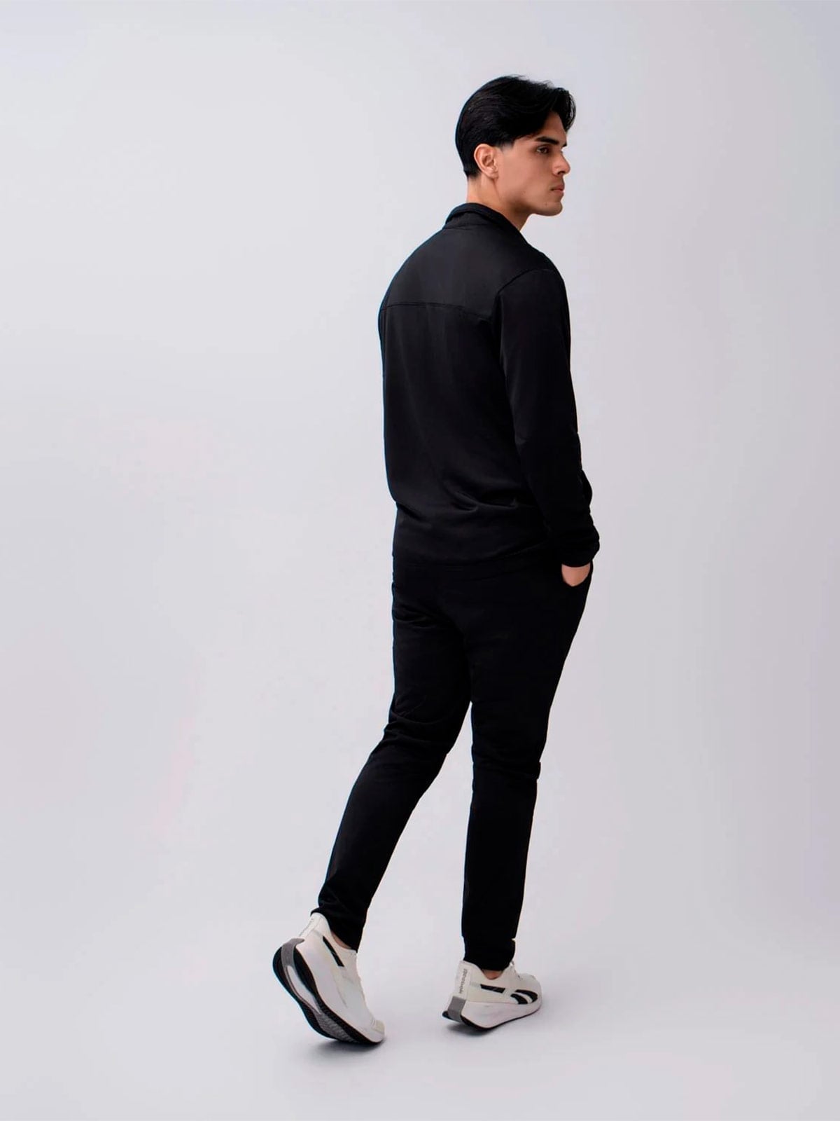 CONJUNTO BUZO ALGODÓN HOMBRE REEBOK NEGRO CORE TRAINING TRACKSUIT - 2
