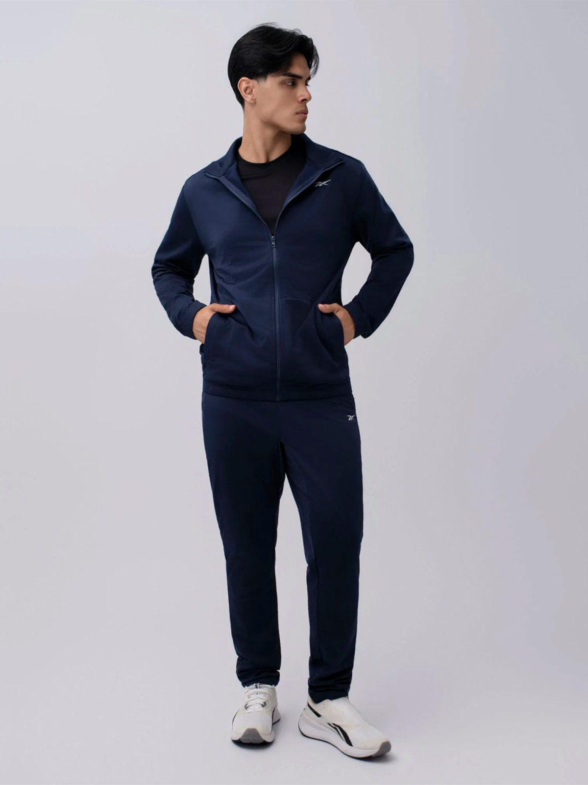 PANTALÓN BUZO ALGODÓN HOMBRE REEBOK AZUL MARINO CORE TRAINING TRACKSUIT - 1