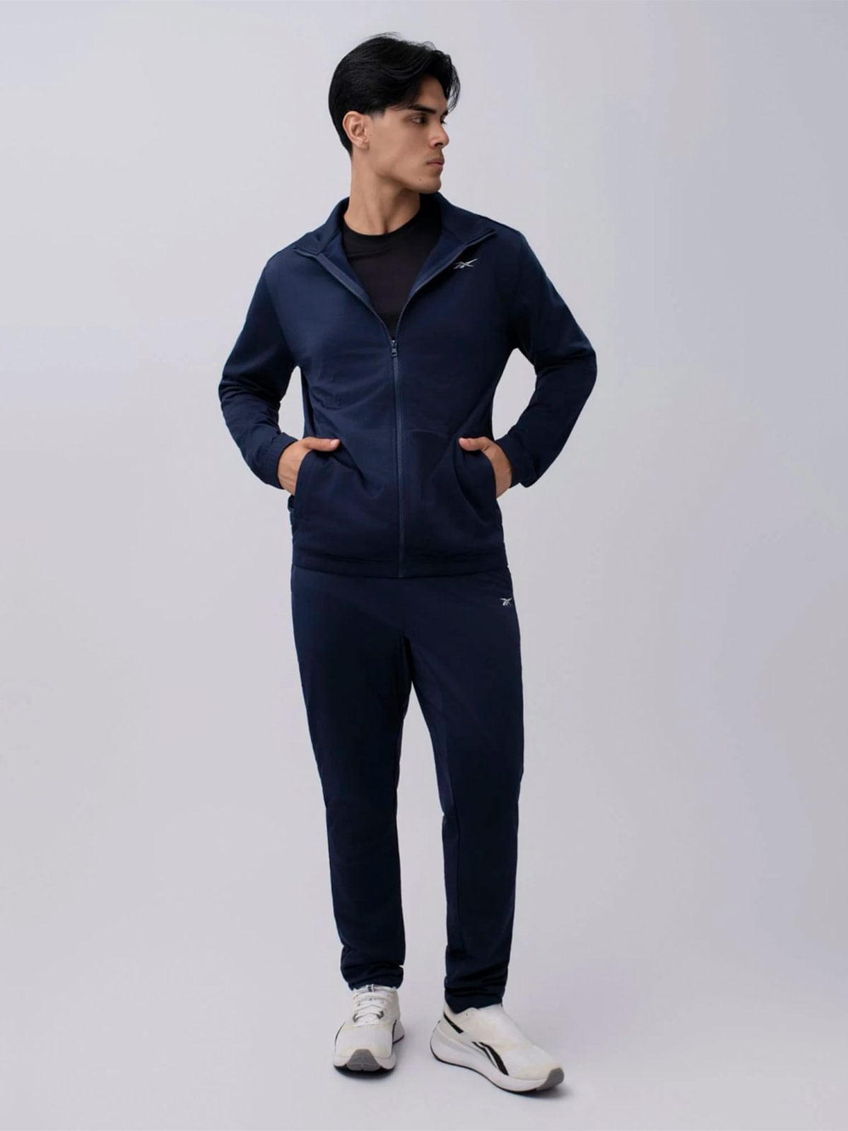 PANTALÓN BUZO ALGODÓN HOMBRE REEBOK AZUL MARINO CORE TRAINING TRACKSUIT - 1