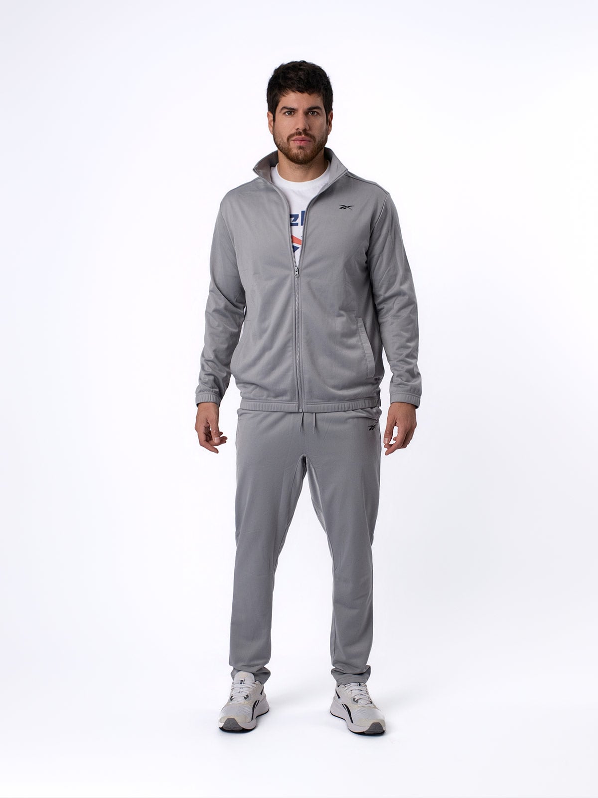 PANTALÓN BUZO ALGODÓN HOMBRE REEBOK GRIS CORE TRAINING TRACKSUIT - 2