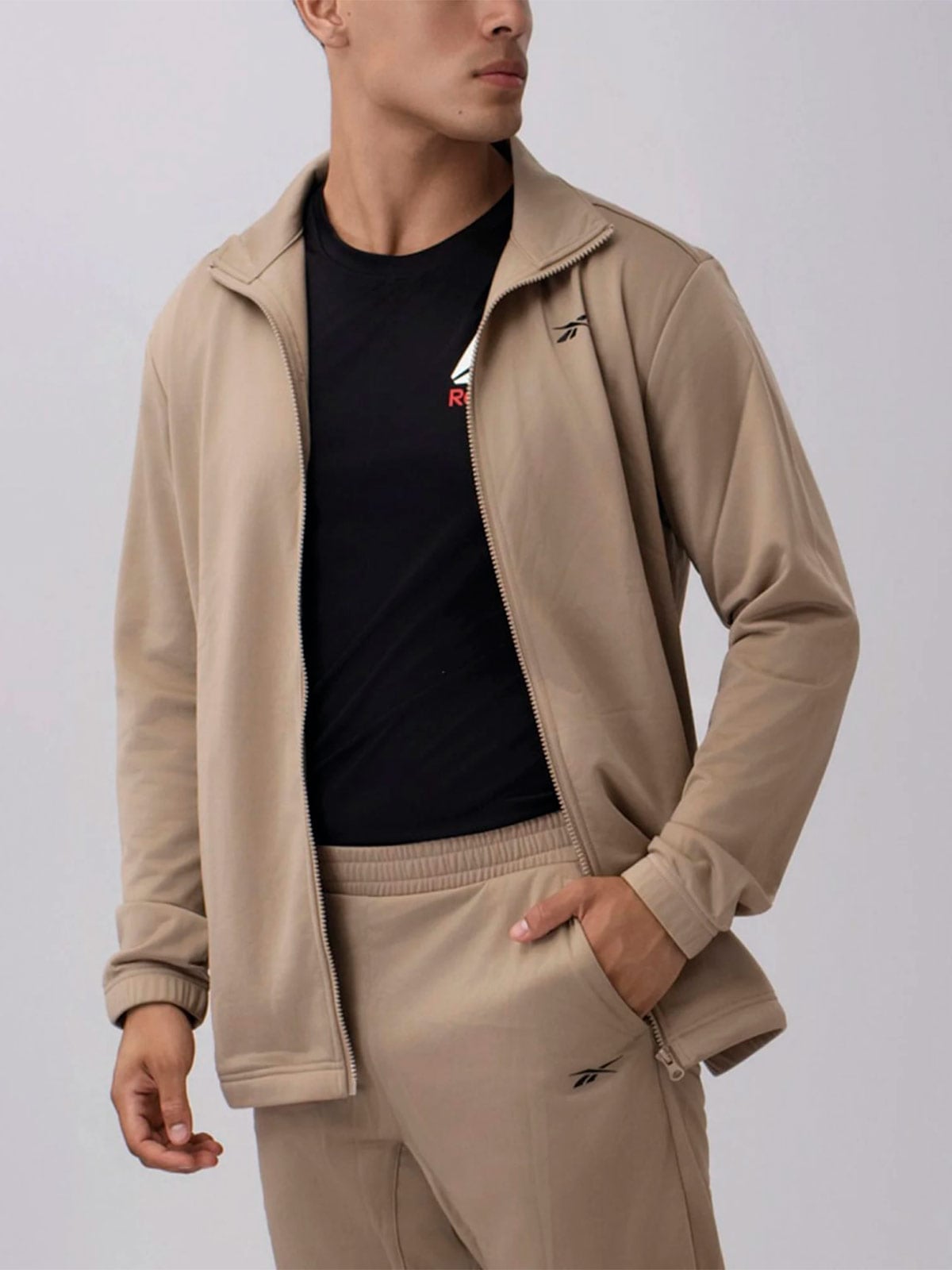 PANTALÓN BUZO ALGODÓN HOMBRE REEBOK MARRÓN CORE TRAINING TRACKSUIT - 2