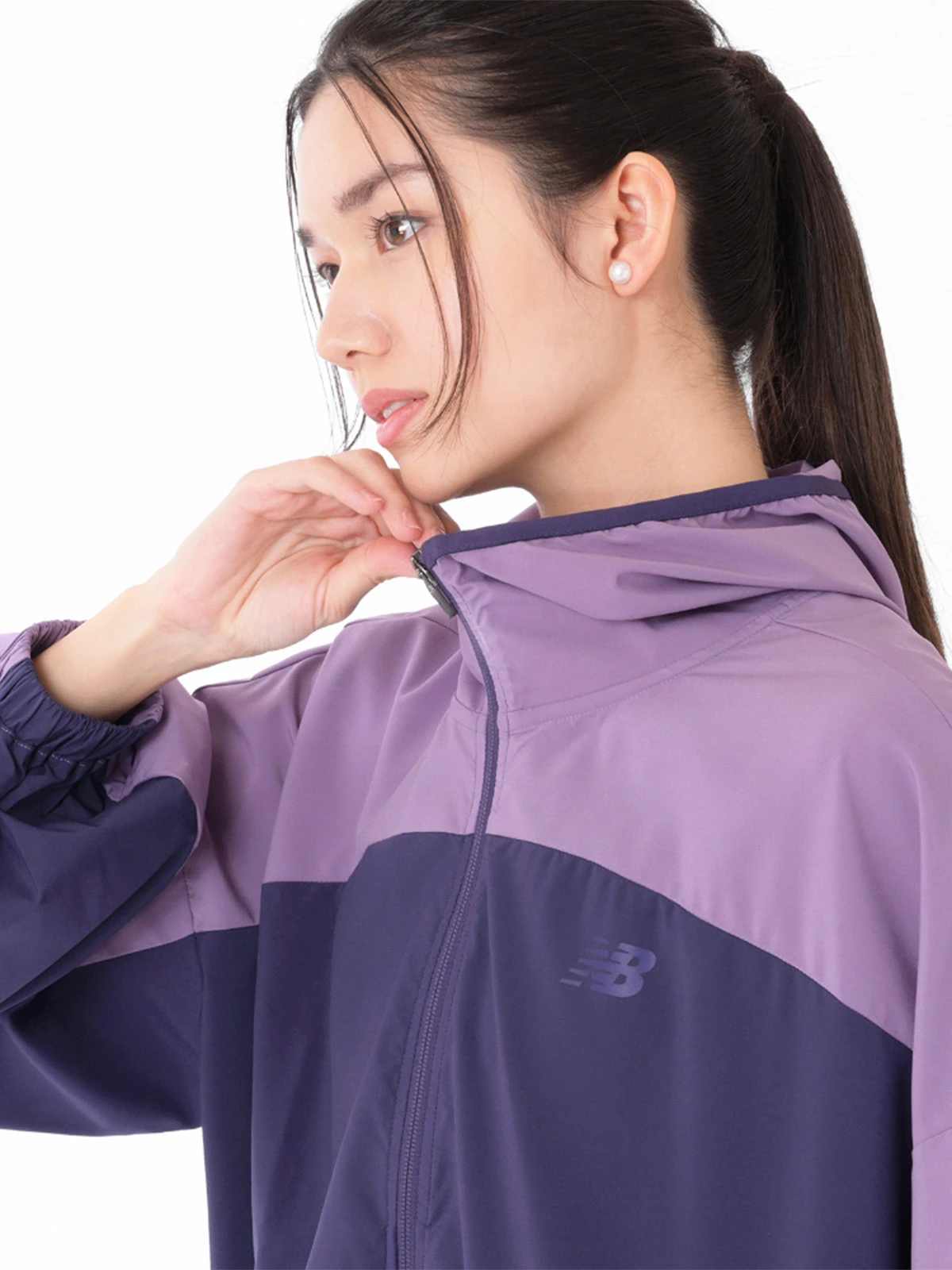 CASACA MUJER NEW BALANCE MORADO - 5