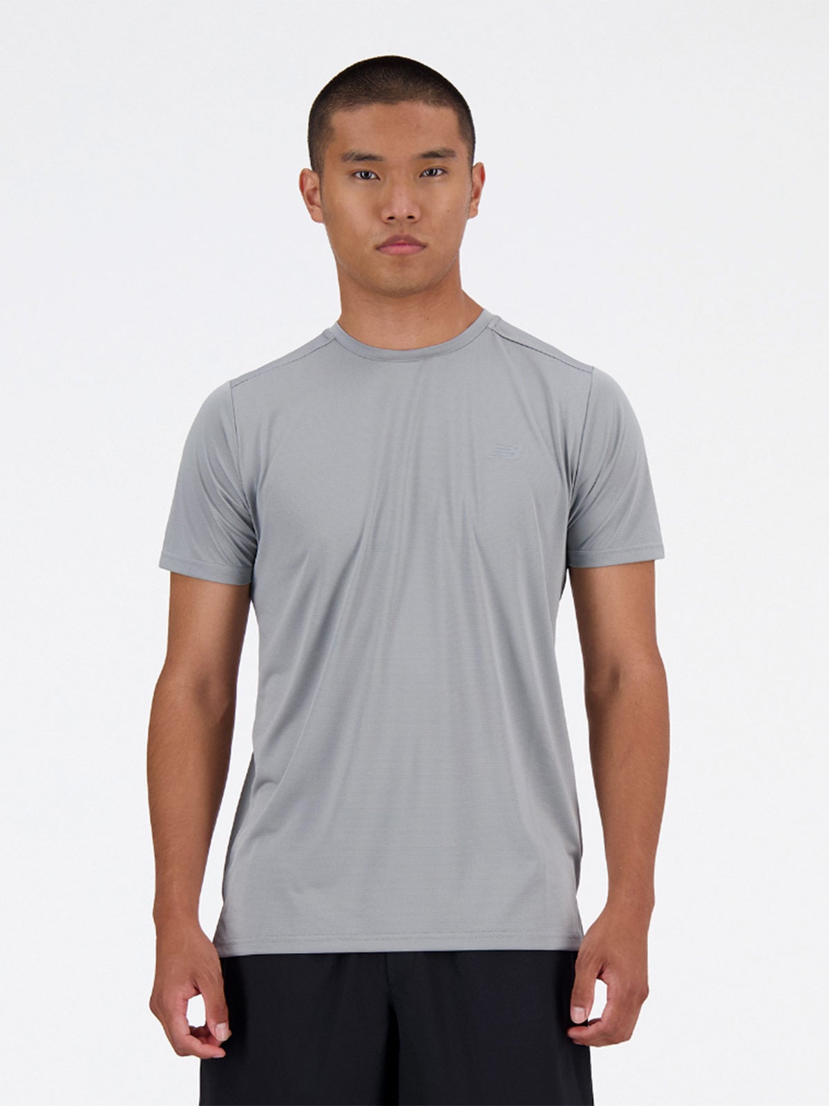 POLO HOMBRE NEW BALANCE GRIS - 1