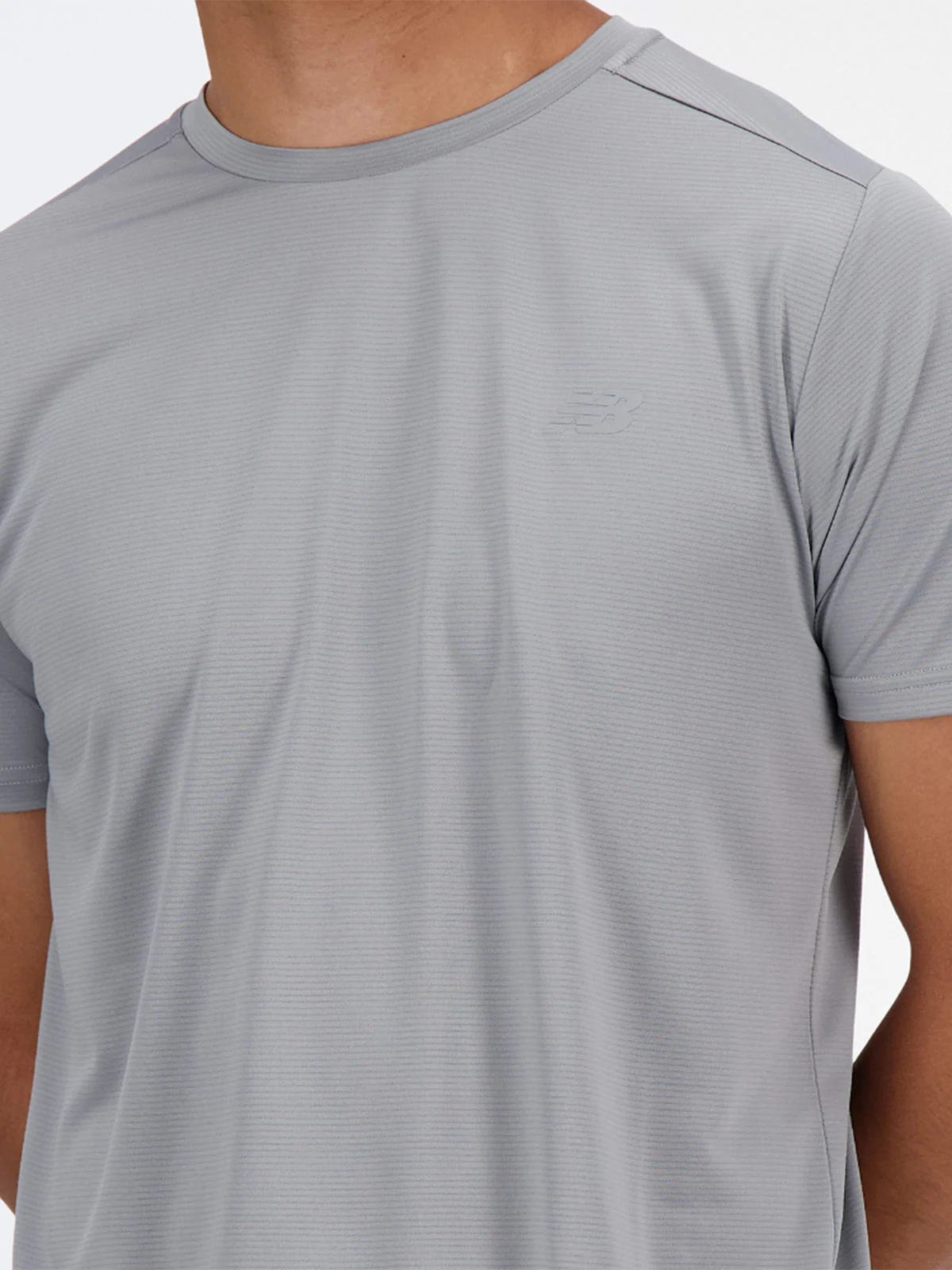 POLO HOMBRE NEW BALANCE GRIS - 4