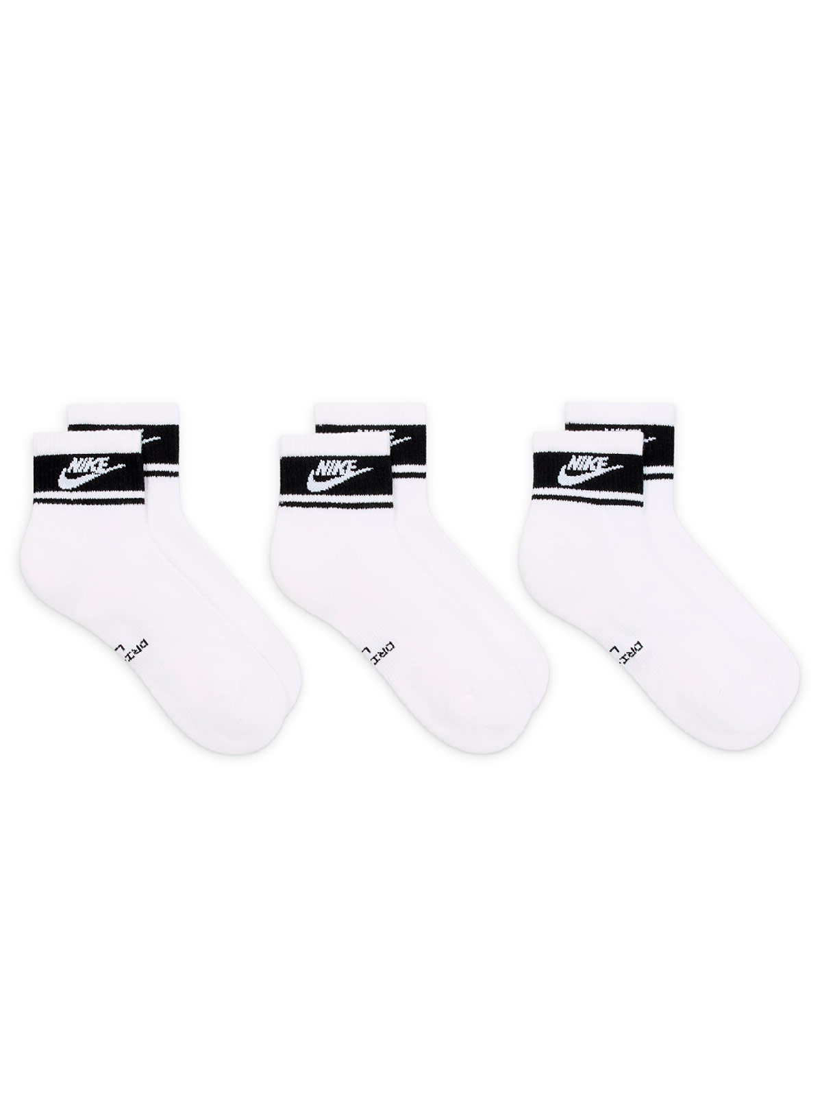 PACK X3 CALCETINES UNISEX NIKE BLANCO EVERYDAY - 3
