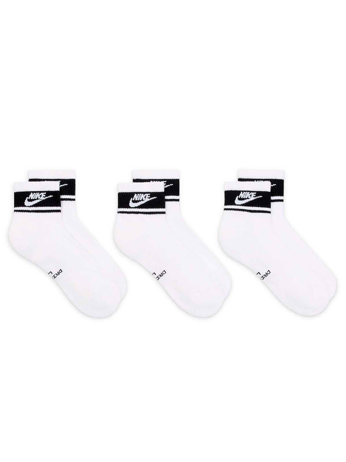PACK X3 CALCETINES UNISEX NIKE BLANCO EVERYDAY - 3