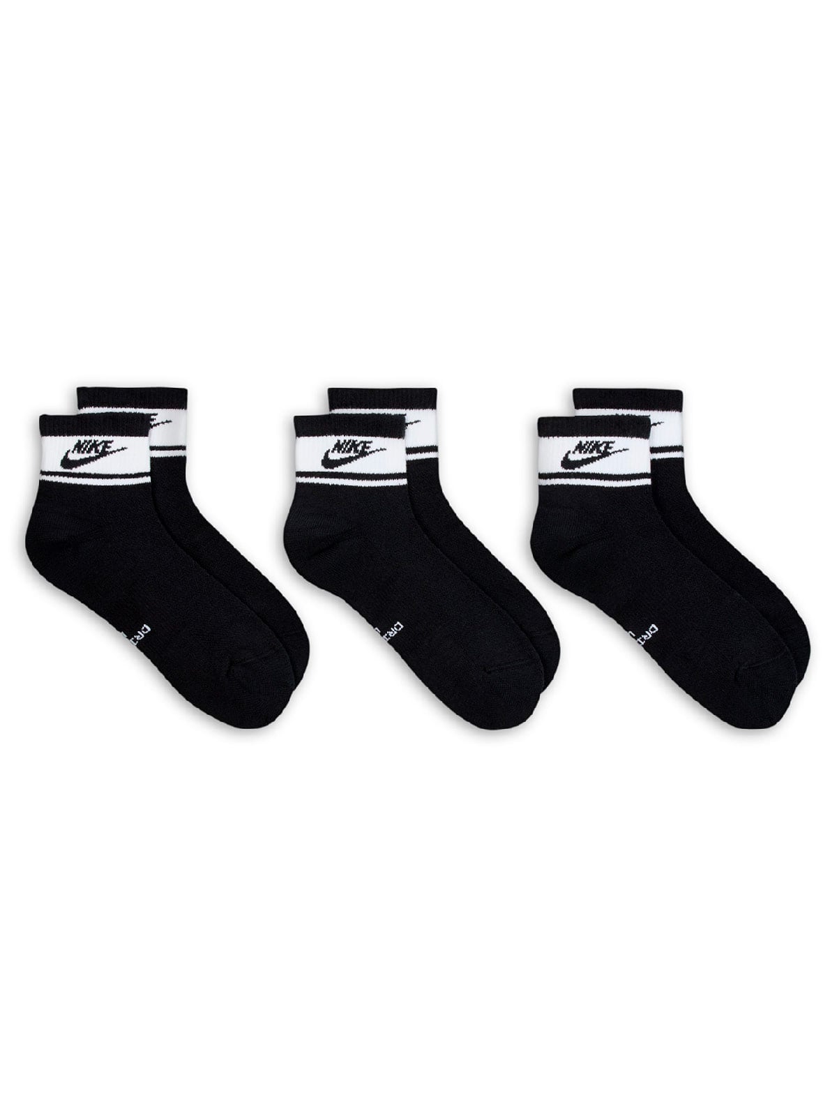 PACK X3 CALCETINES UNISEX NIKE NEGRO EVERYDAY - 3