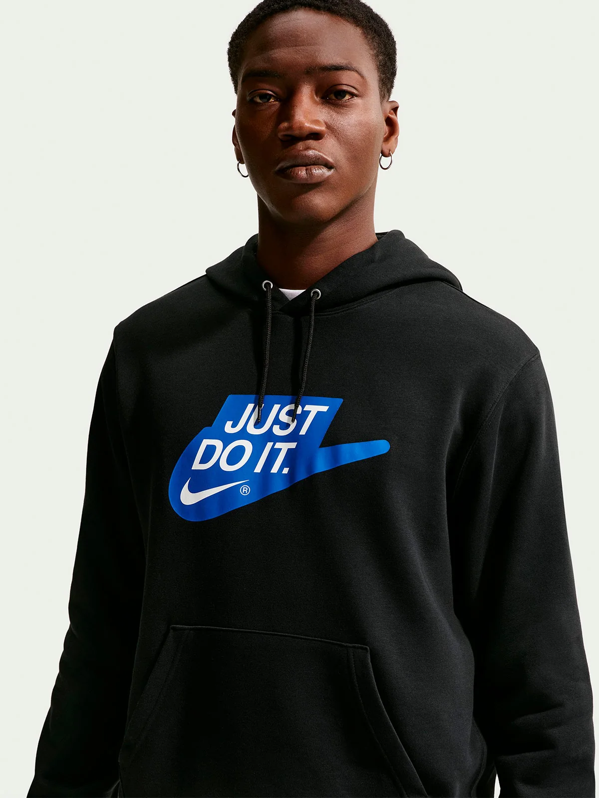 POLERA HOMBRE NIKE NEGRO CLUB FT - 2