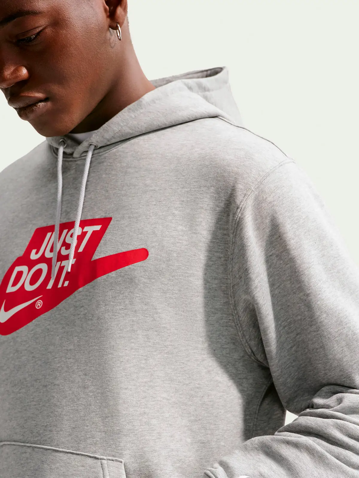 POLERA HOMBRE NIKE GRIS CLUB FT - 3