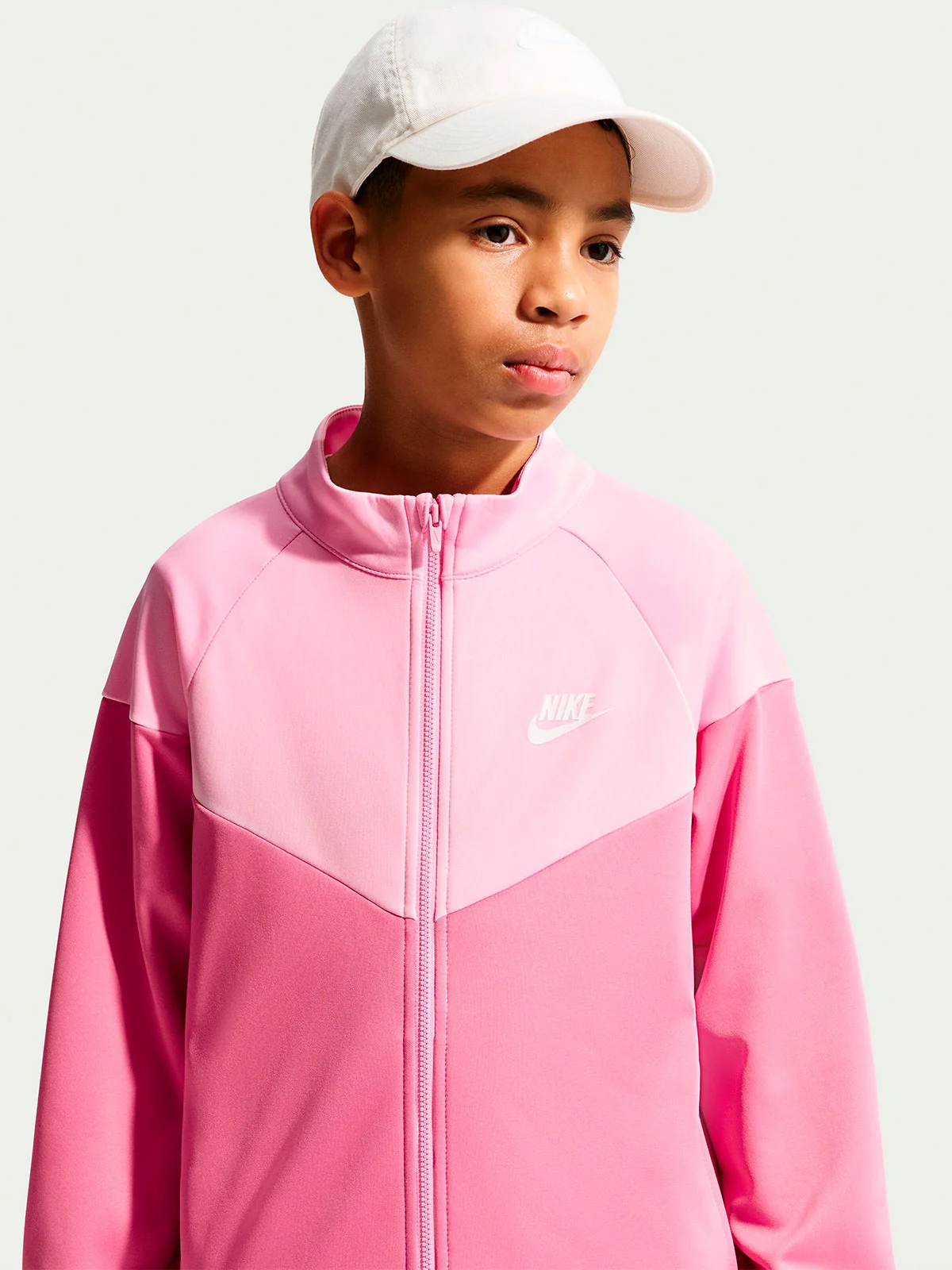CONJUNTO BUZO NIÑA NIKE ROSADO - 3