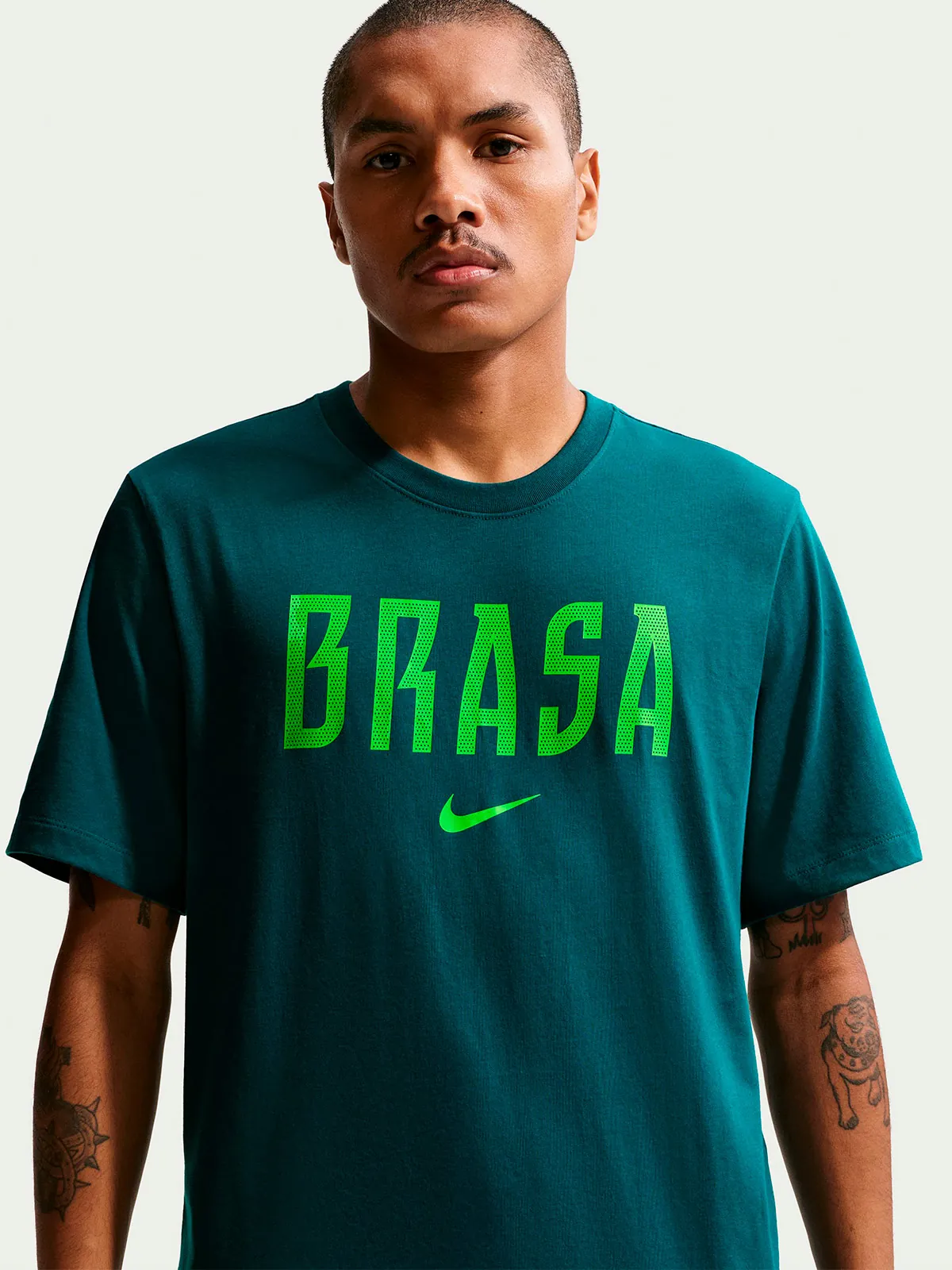 POLO DEPORTIVO HOMBRE NIKE VERDE WORDMARK - 2