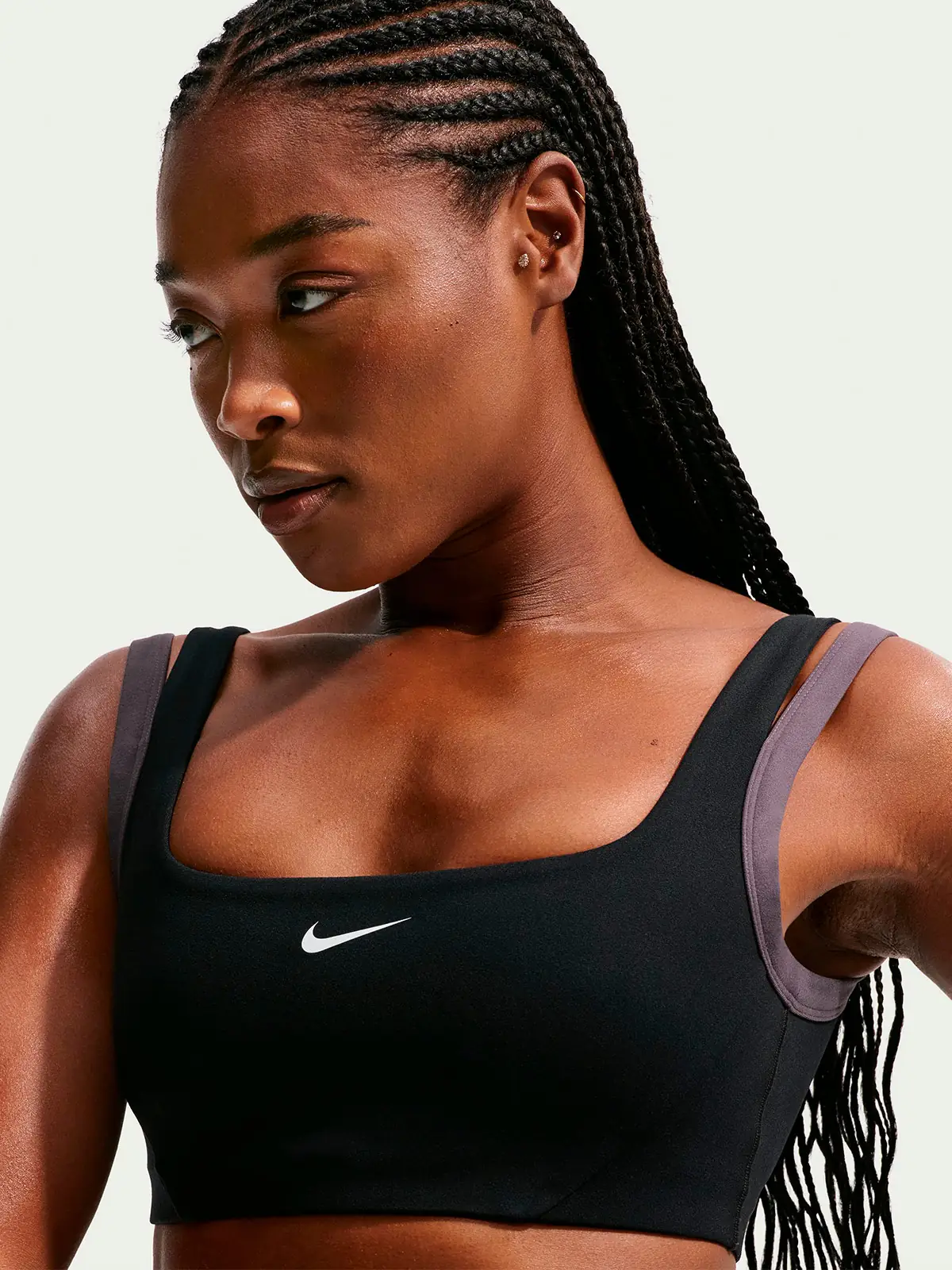 TOP DEPORTIVO MUJER NIKE NEGRO ONE - 2