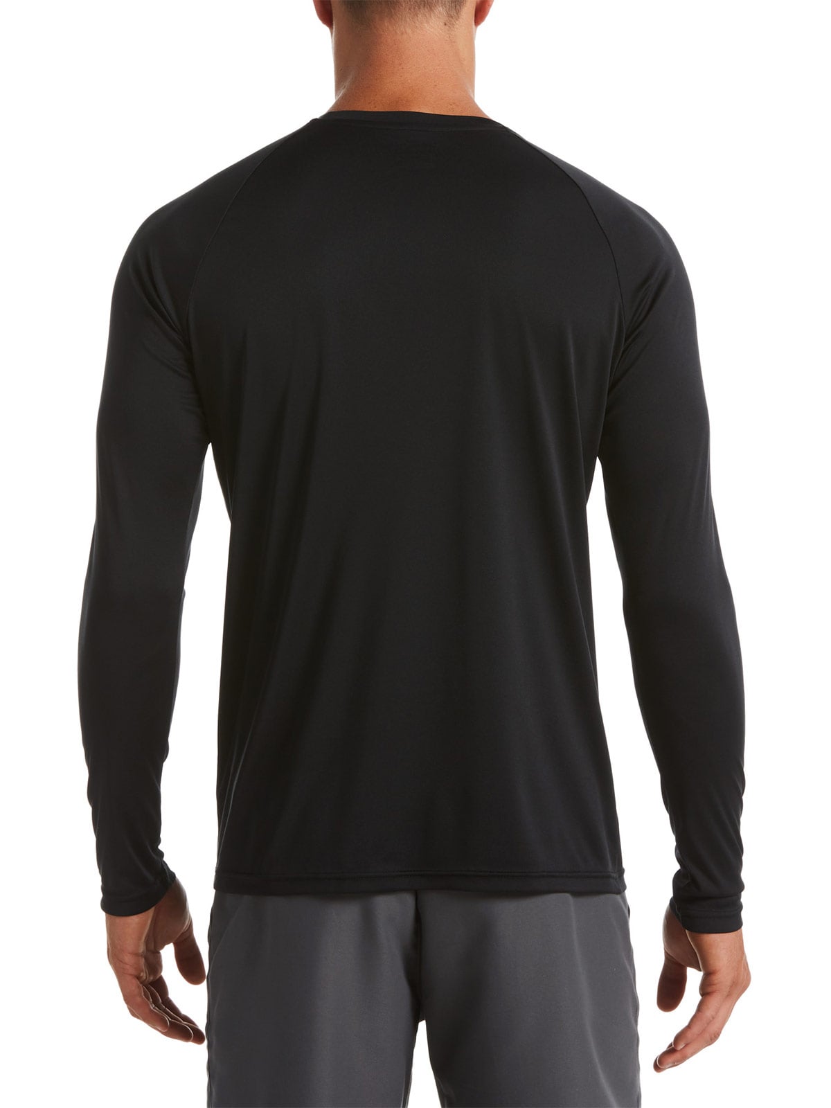 POLO MANGA LARGA HOMBRE NIKE NEGRO ESSENTIAL HYDRO - 2