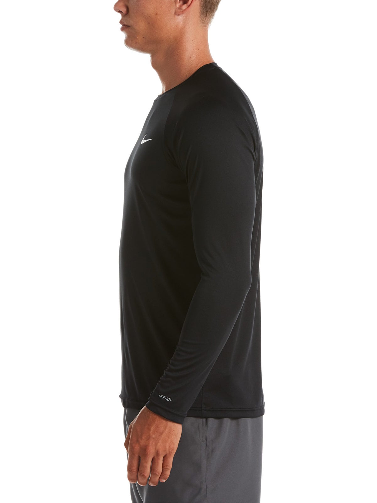 POLO MANGA LARGA HOMBRE NIKE NEGRO ESSENTIAL HYDRO - 3