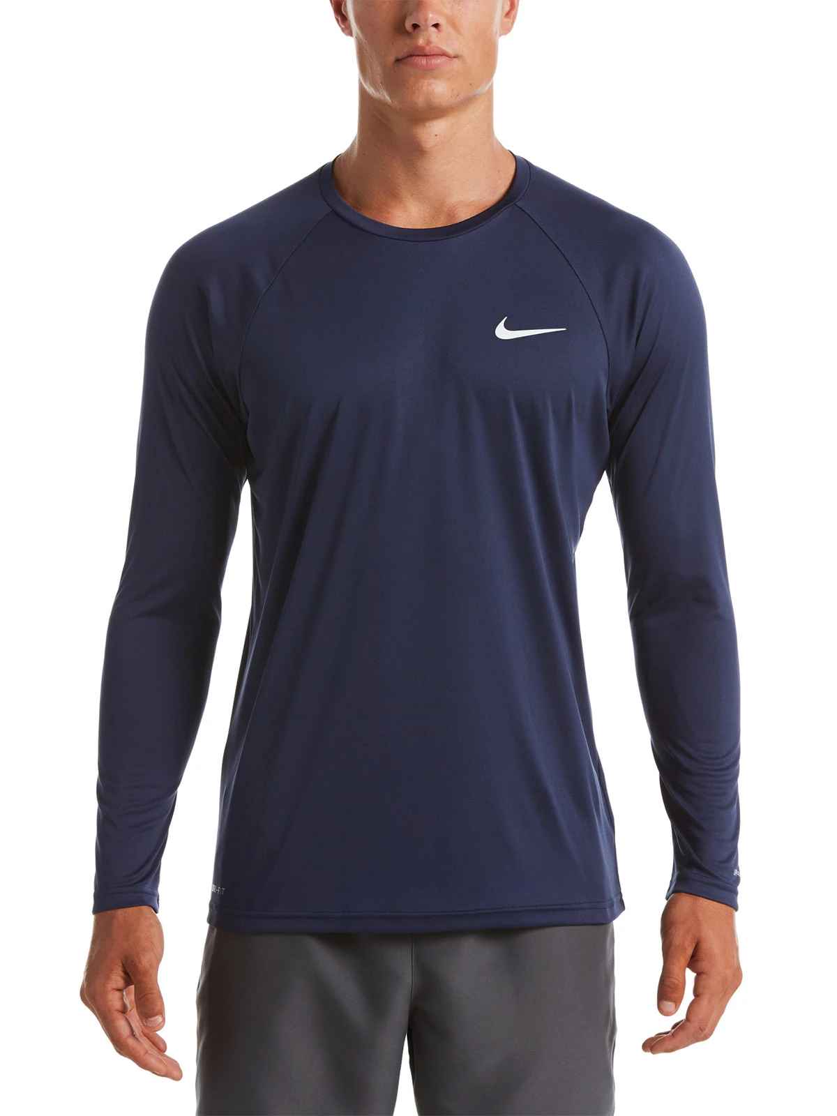 POLO LARGA HOMBRE NIKE AZUL ESSENTIAL HYDRO - 1