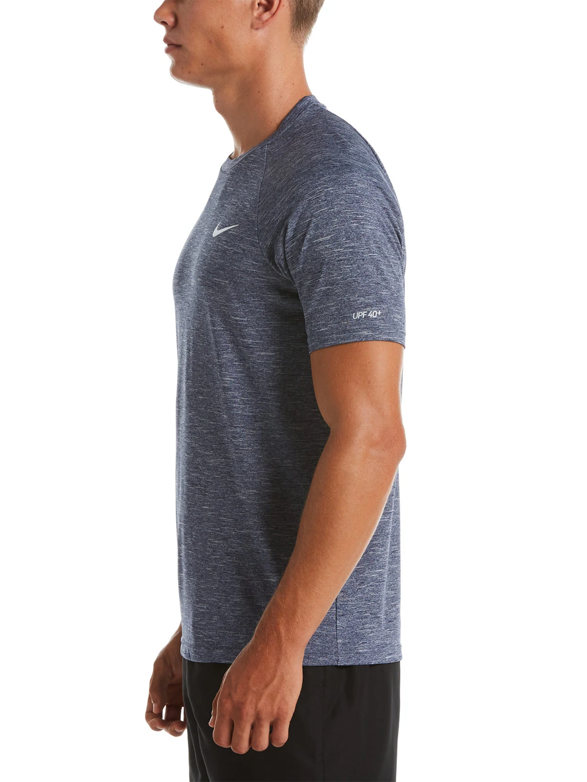 POLO MANGA CORTA HOMRE NIKE AZUL HEATHER - 3