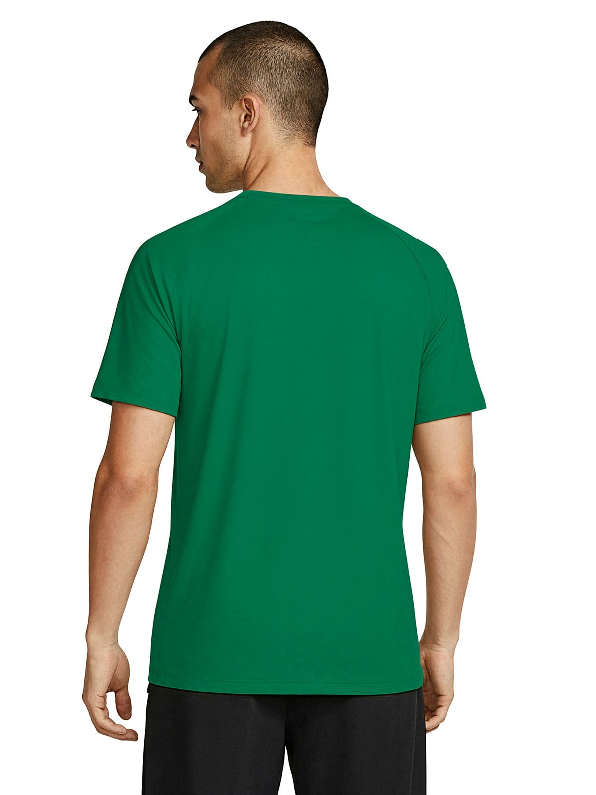 POLO DEPORTIVO MANGA CORTA HOMBRE NIKE VERDE HEATHER - 2