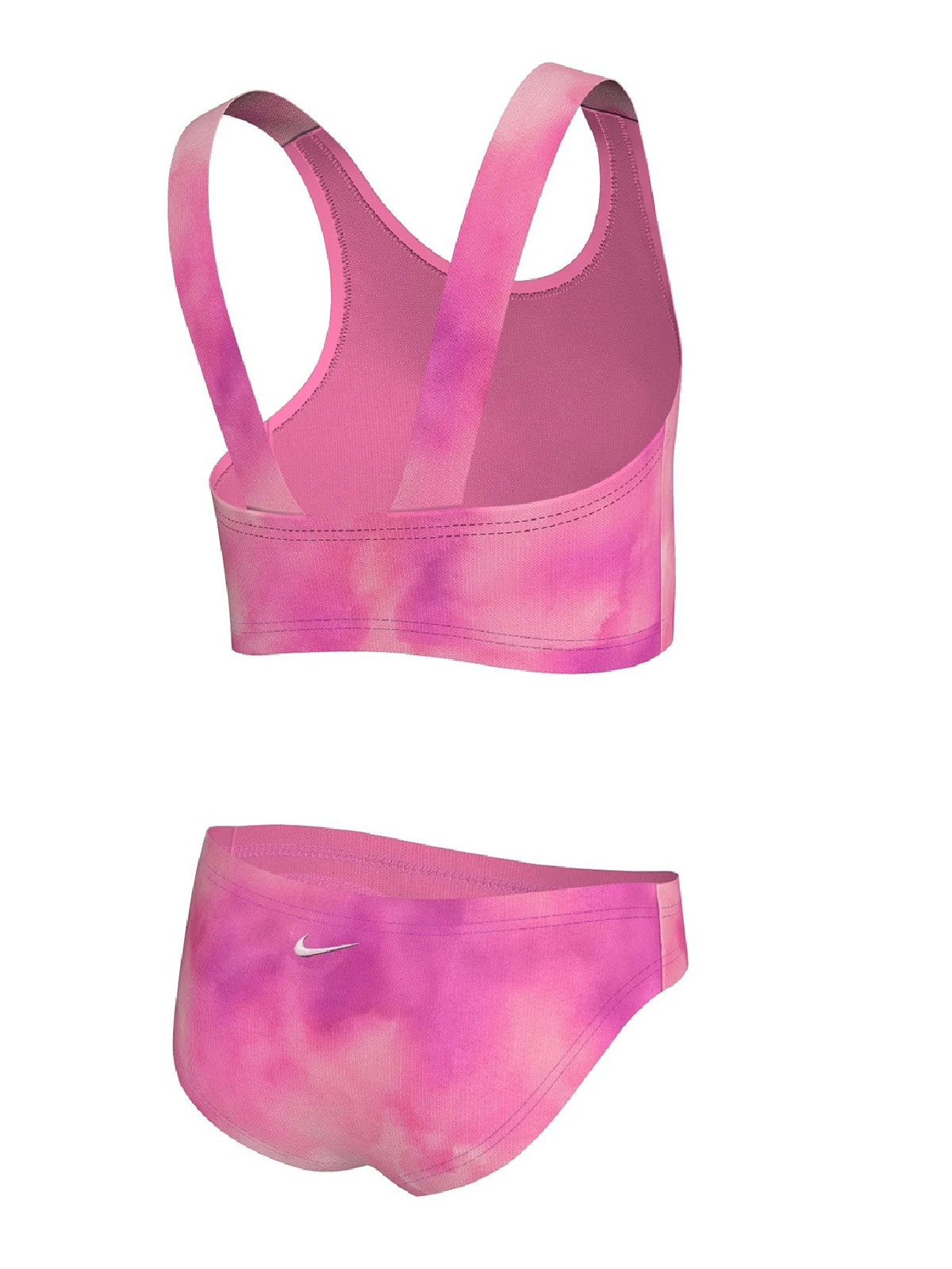 CONJUNTO NATACIÓN MANGA LARGA NIÑA NIKE ROSADO - 3