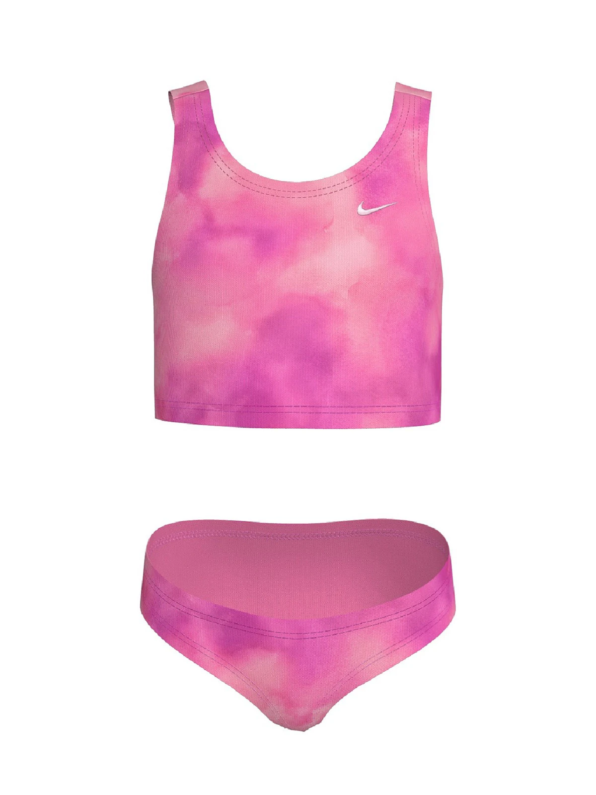 CONJUNTO NATACIÓN MANGA LARGA NIÑA NIKE ROSADO - 4