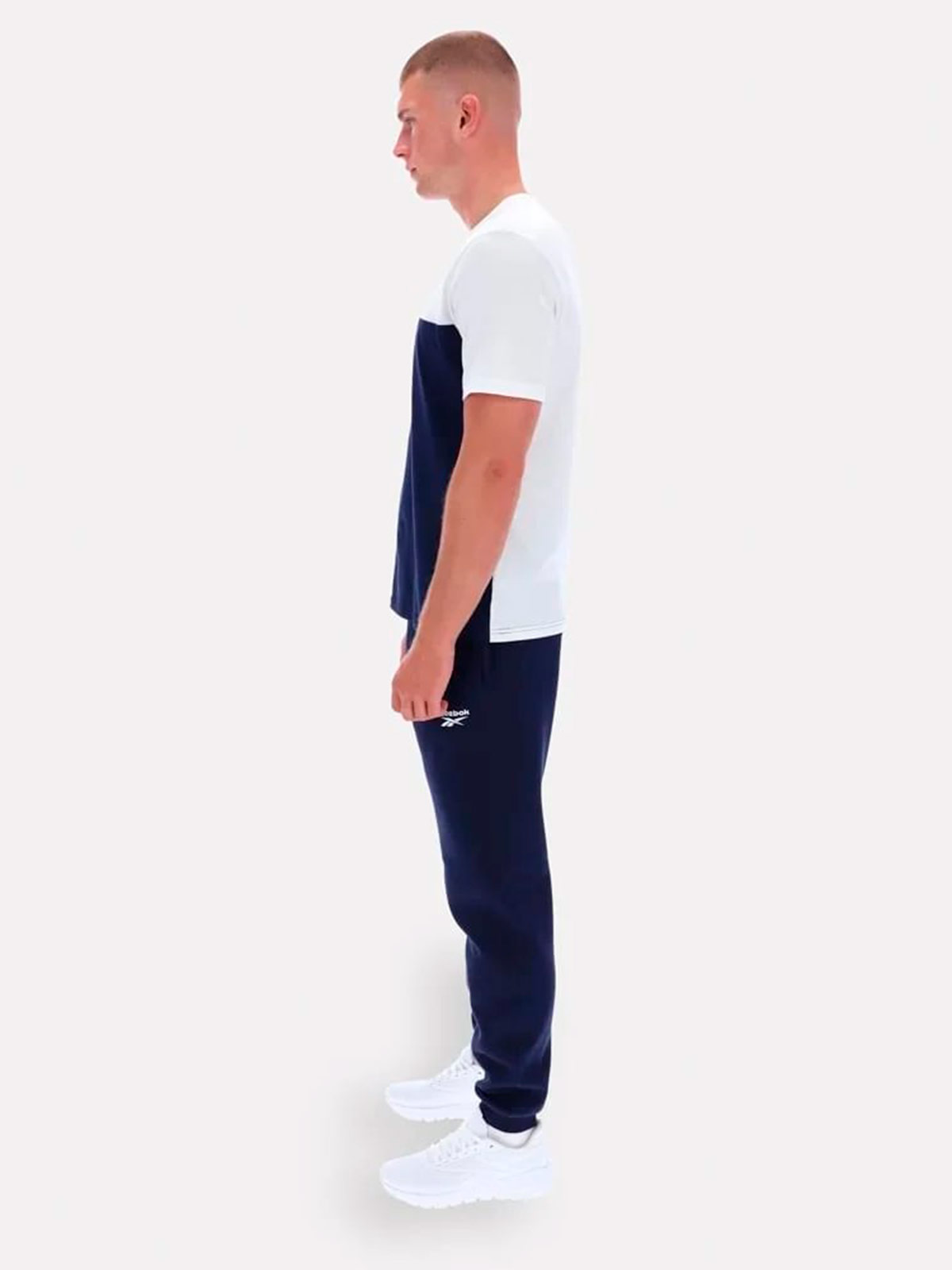 PANTALÓN LOGO HOMBRE REEBOK AZUL CUFF - 3