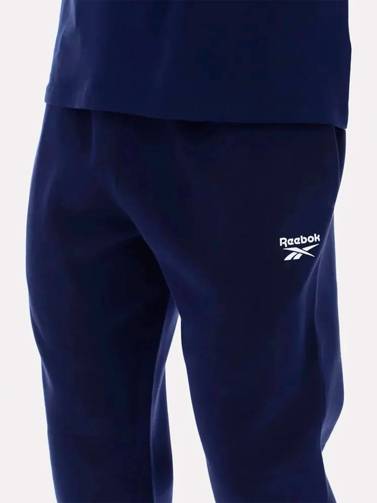 PANTALÓN LOGO HOMBRE REEBOK AZUL CUFF - 4