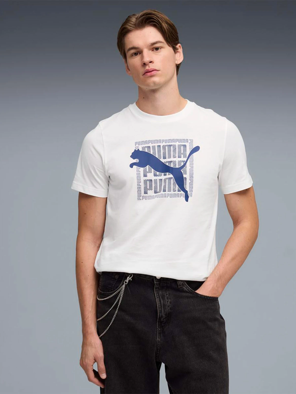 POLO DEPORTIVO HOMBRE PUMA BLANCO GRAPHIC - 3