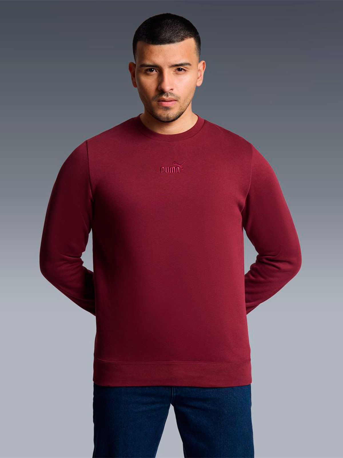 POLERA DEPORTIVA HOMBRE PUMA CREW - 3