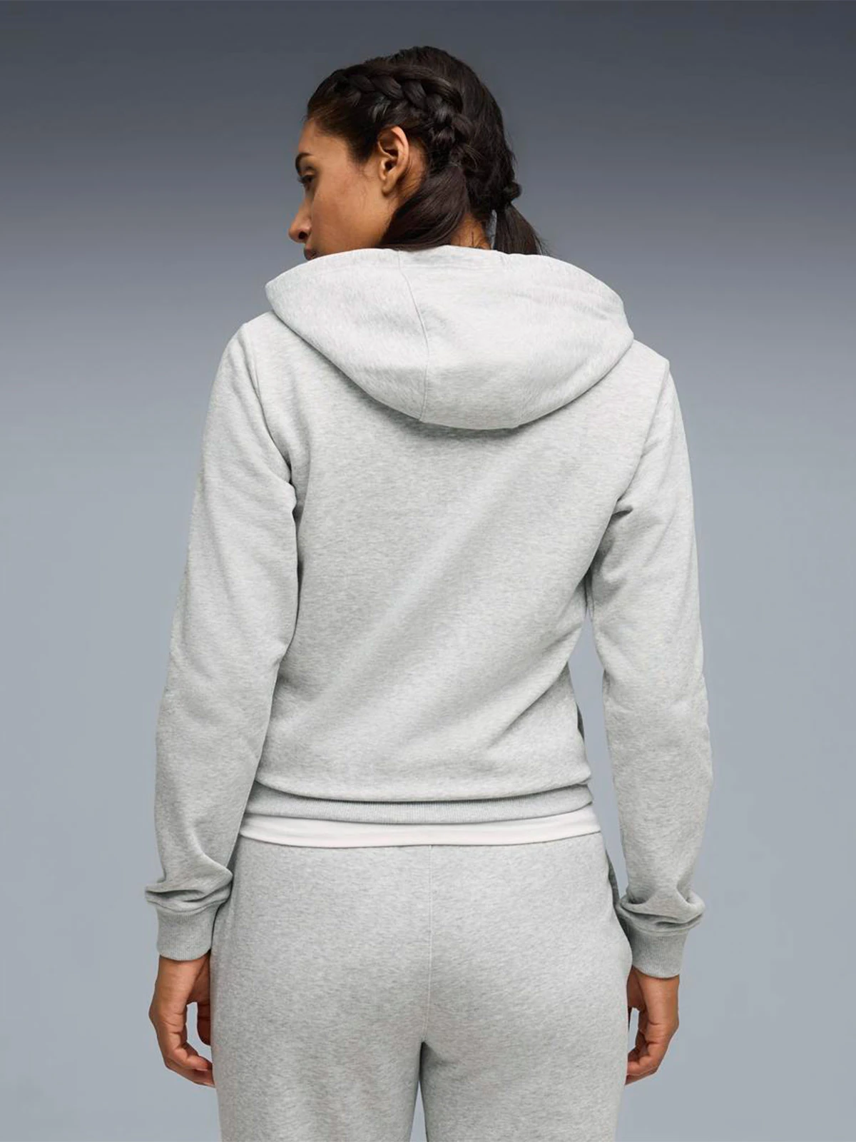 CASACA DEPORTIVA MUJER PUMA GRIS TAD ESSENTIAL - 4