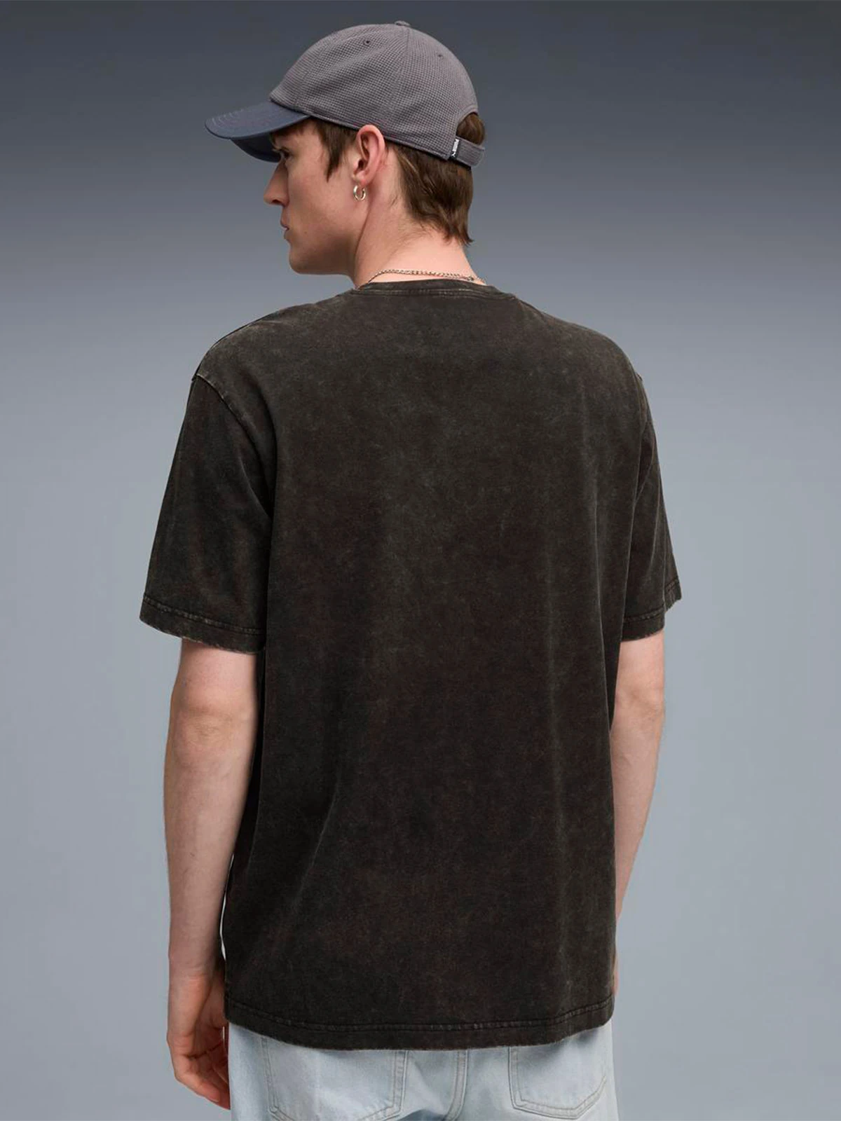 POLO DEPORTIVO HOMBRE PUMA NEGRO RELAXED WASH - 4
