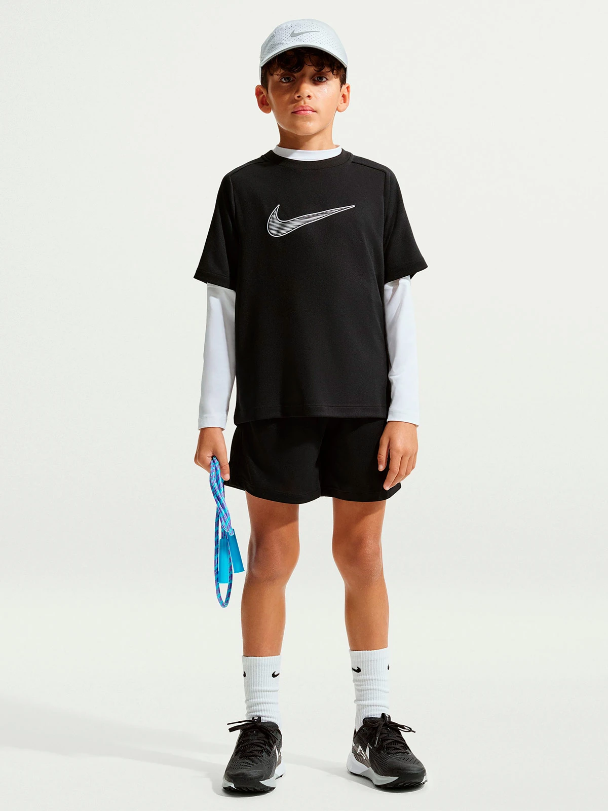 POLO INFANTIL NIKE NEGRO MULTI - 1