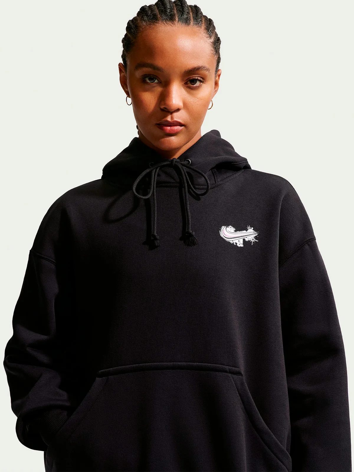POLERA MUJER NIKE NEGRO SPORTSWEAR PHOENIX - 1