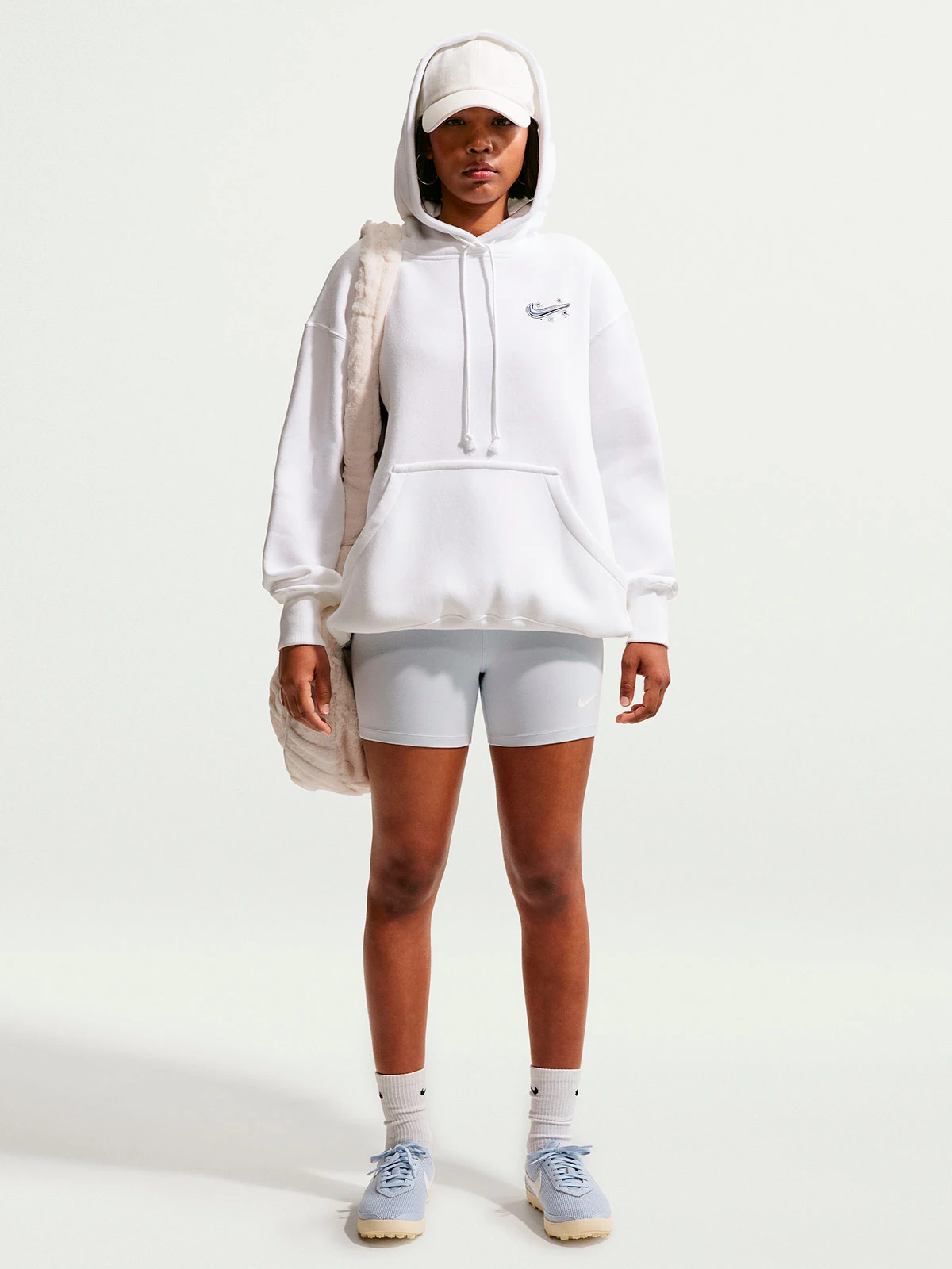POLERA MUJER NIKE BLANCO SPORTSWEAR PHOENIX - 1