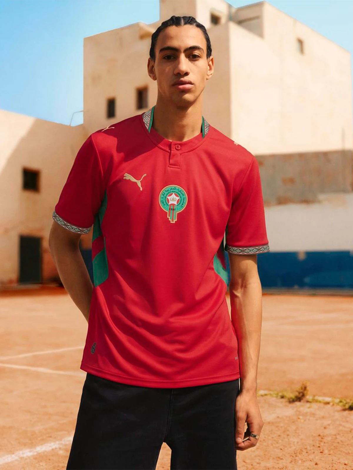 CAMISETA HOMBRE PUMA SELECCIÓN MARRUECOS LOCAL - 2