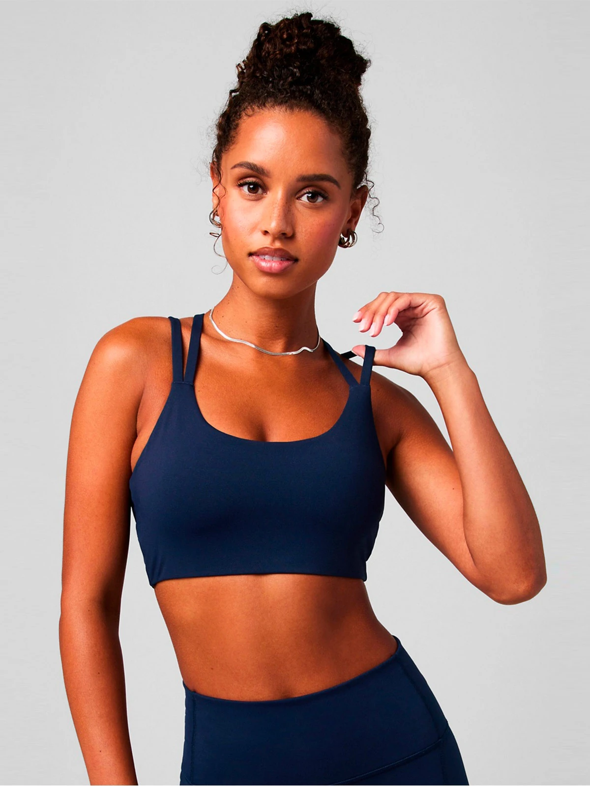 TOP DEPORTIVO MUJER FABLETICS AZUL LOW IMPACT - 1