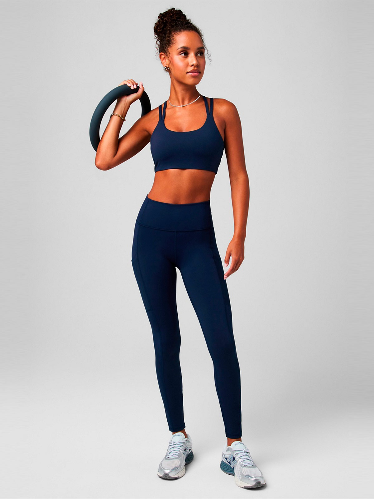 TOP DEPORTIVO MUJER FABLETICS AZUL LOW IMPACT - 3