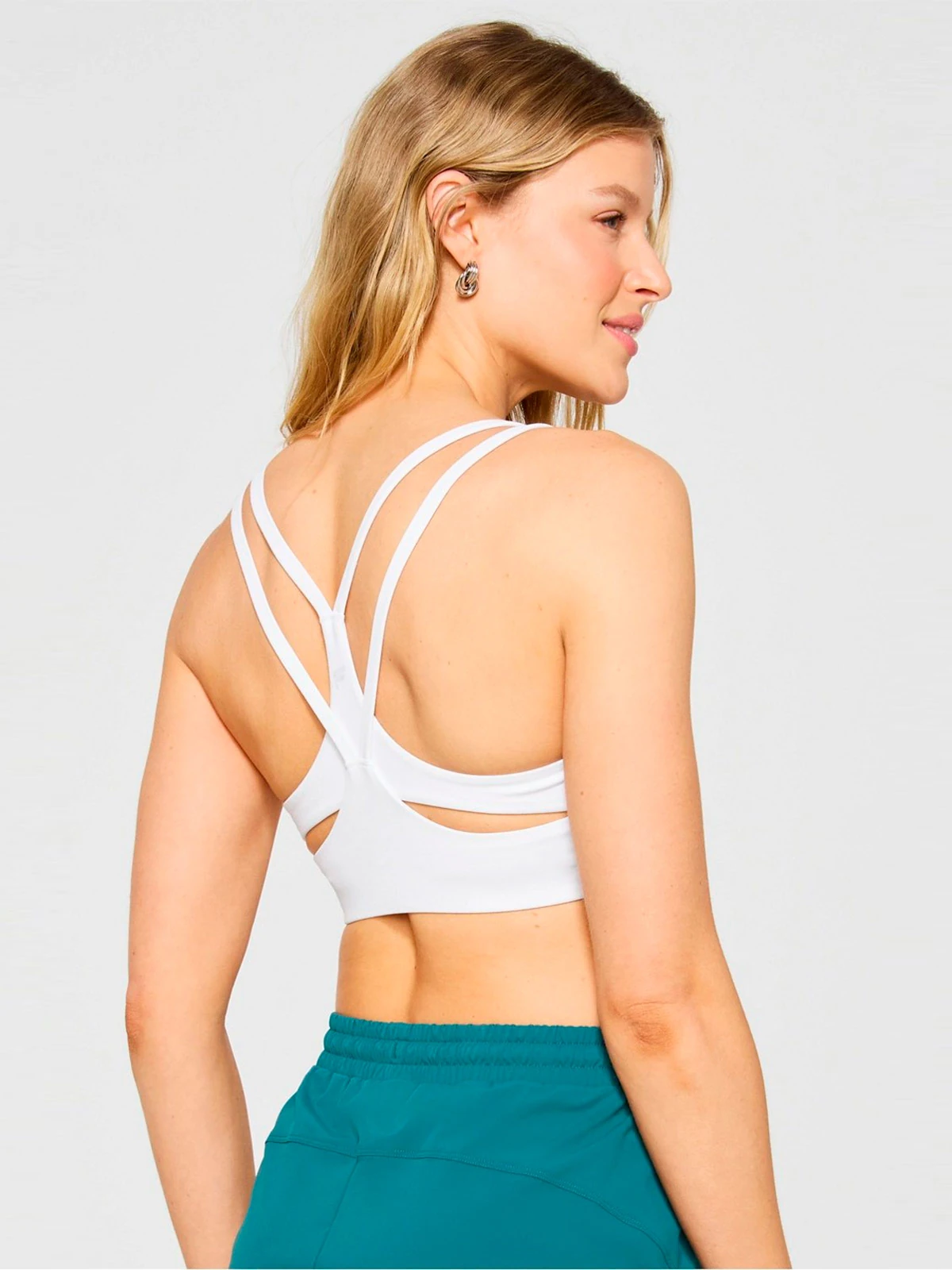TOP DEPORTIVO MUJER FABLETICS BLANCO LOW IMPACT - 2