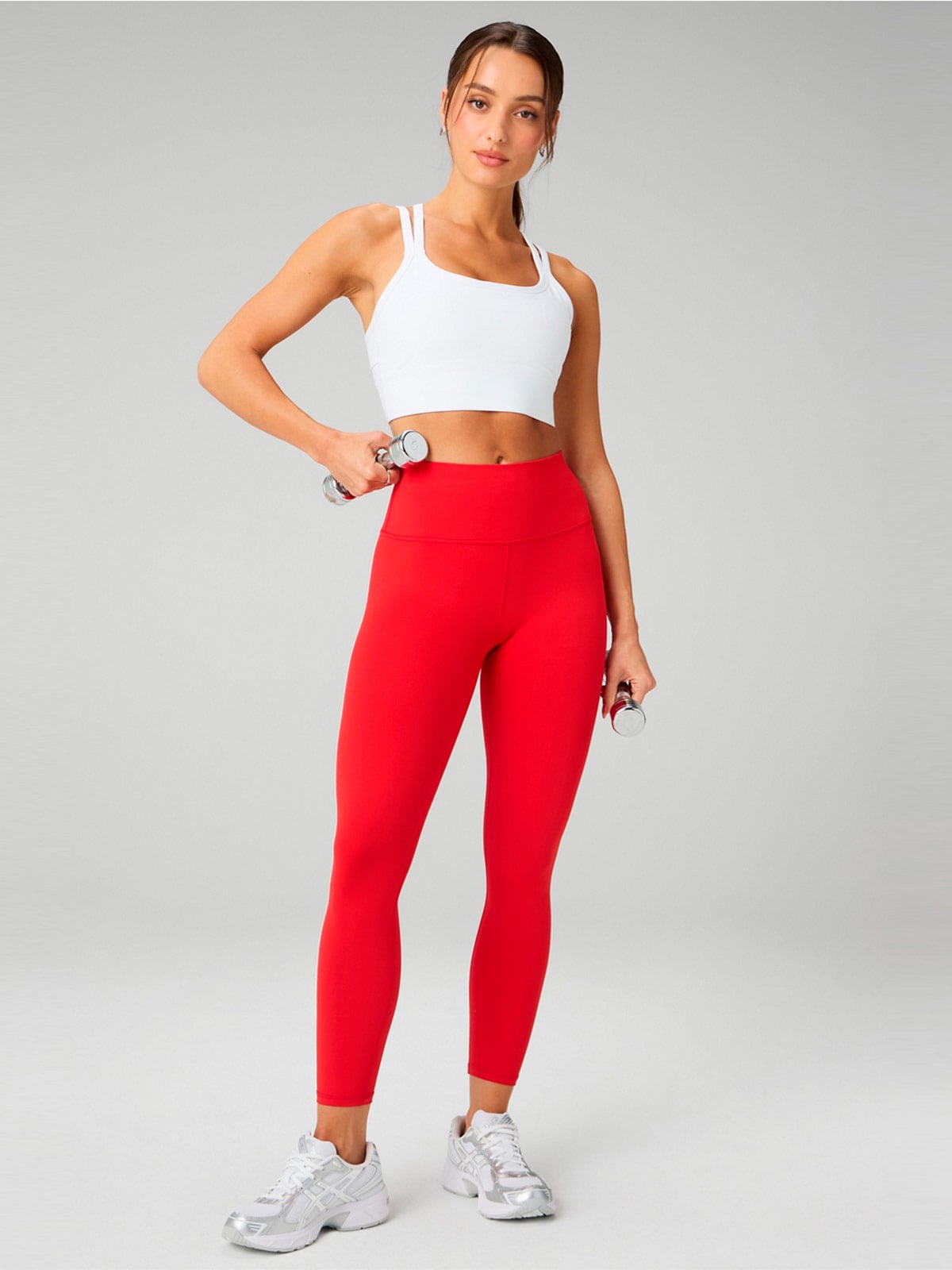 TOP DEPORTIVO MUJER FABLETICS BLANCO LONGLINE - 2