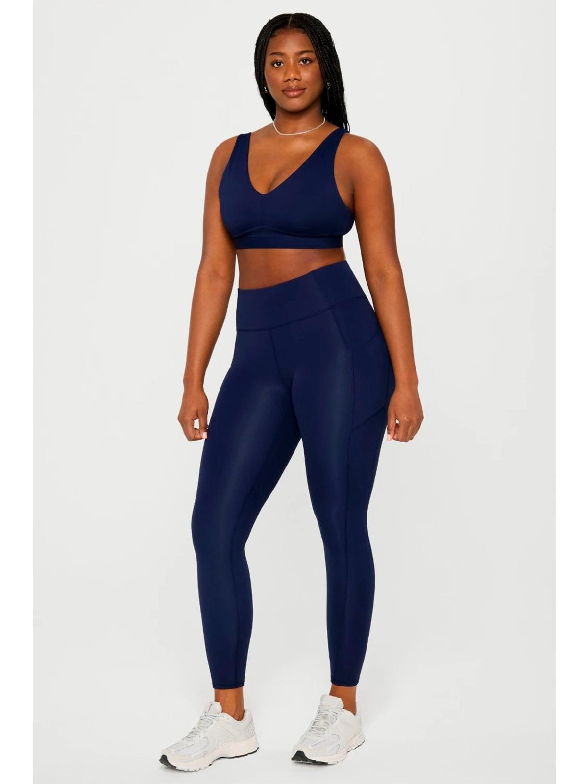 MALLAS DEPORTIVAS TIRO ALTO MUJER FABLETICS AZUL - 1