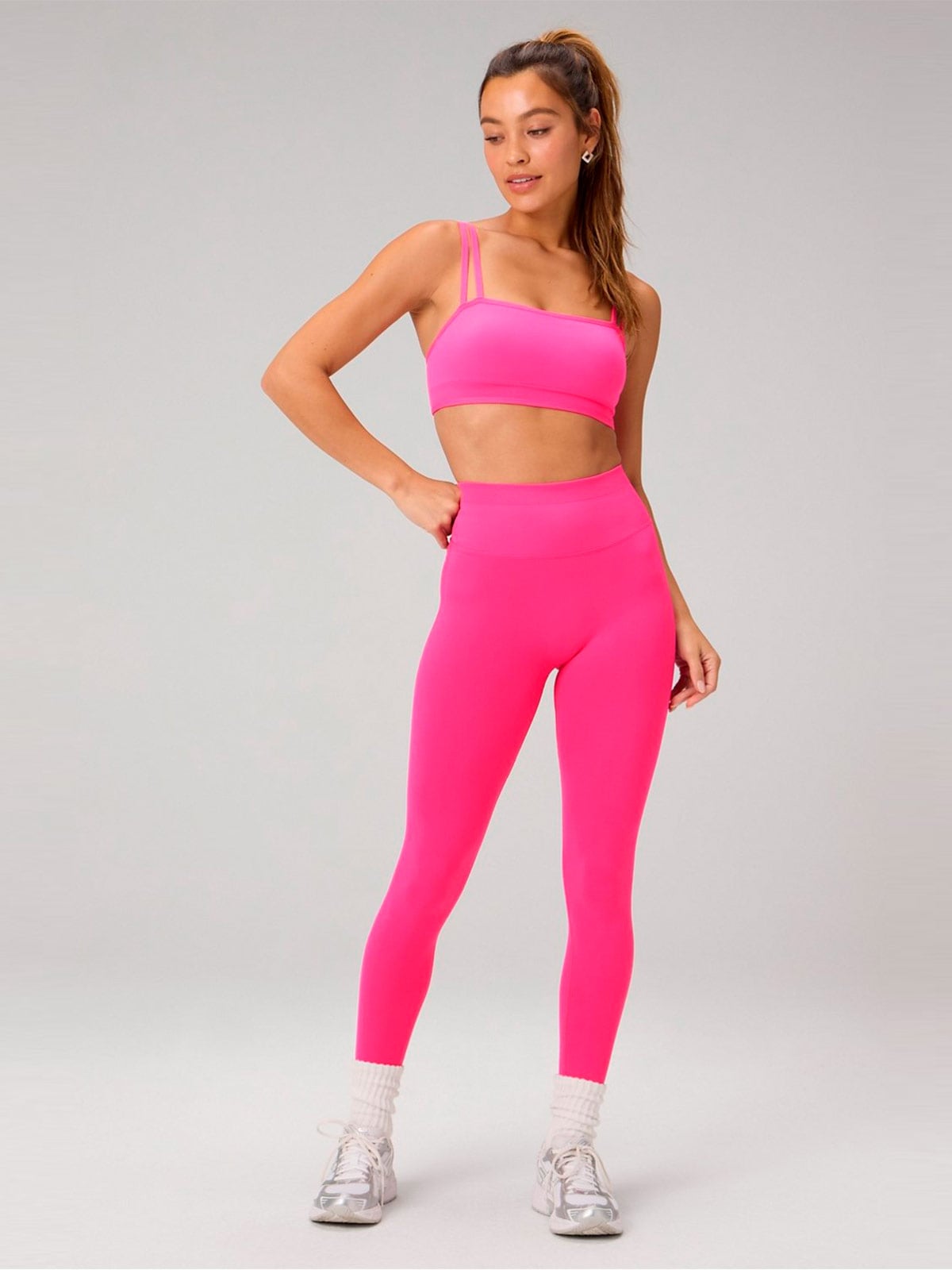 LEGGING MUJER FABLETICS ROSADO SEAMLESS SCRUNCH - 4