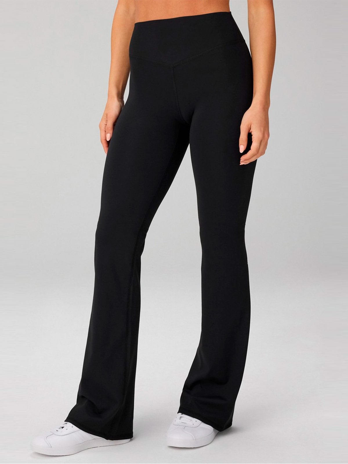 LEGGING MUJER FABLETICS NEGRO PURELUXE HIGH-WAISTED FLARE - 2