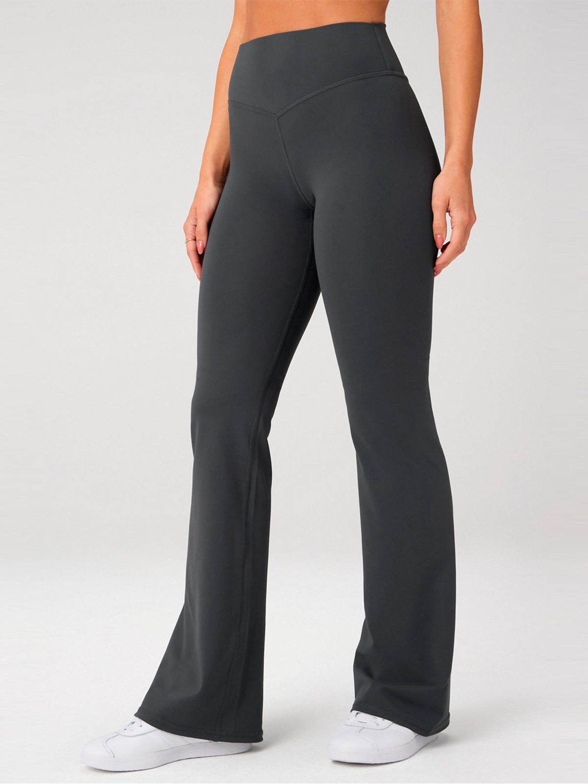 LEGGING MUJER FABLETICS AZUL PURELUXE HIGH-WAISTED FLARE - 2