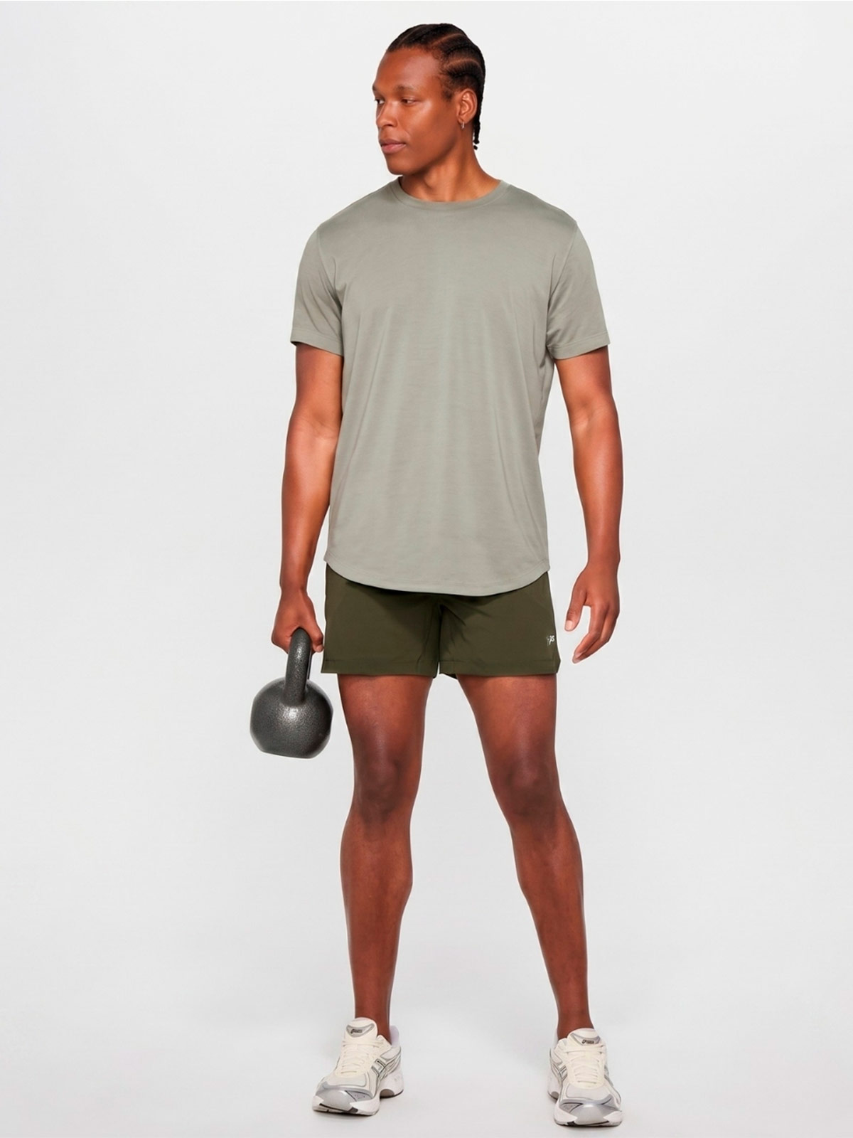 SHORT DEPORTIVO HOMBRE FABLETICS OLIVA THE 5 ONE - 3