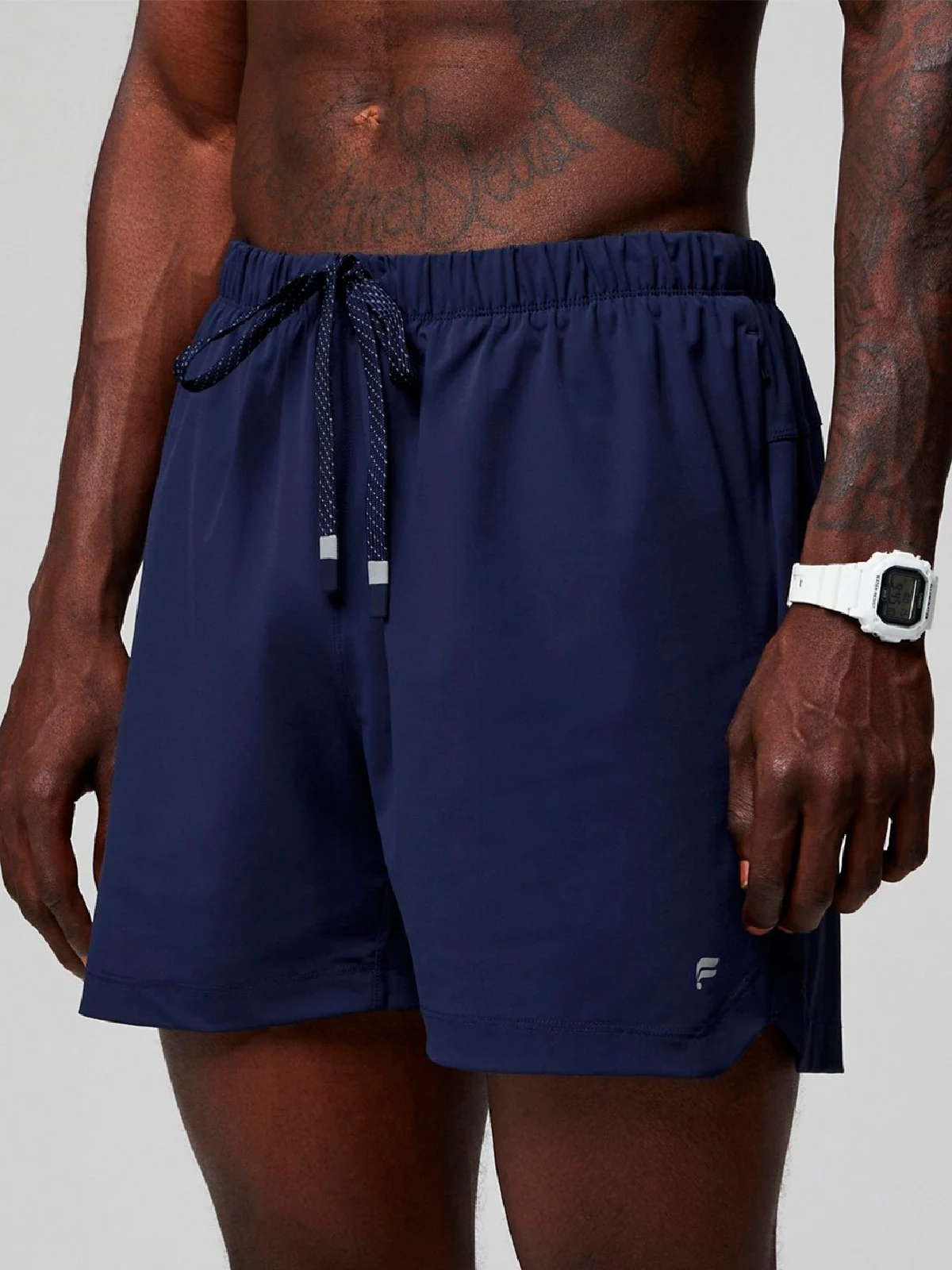 SHORT DEPORTIVO HOMBRE FABLETICS AZUL THE 5 ONE - 1