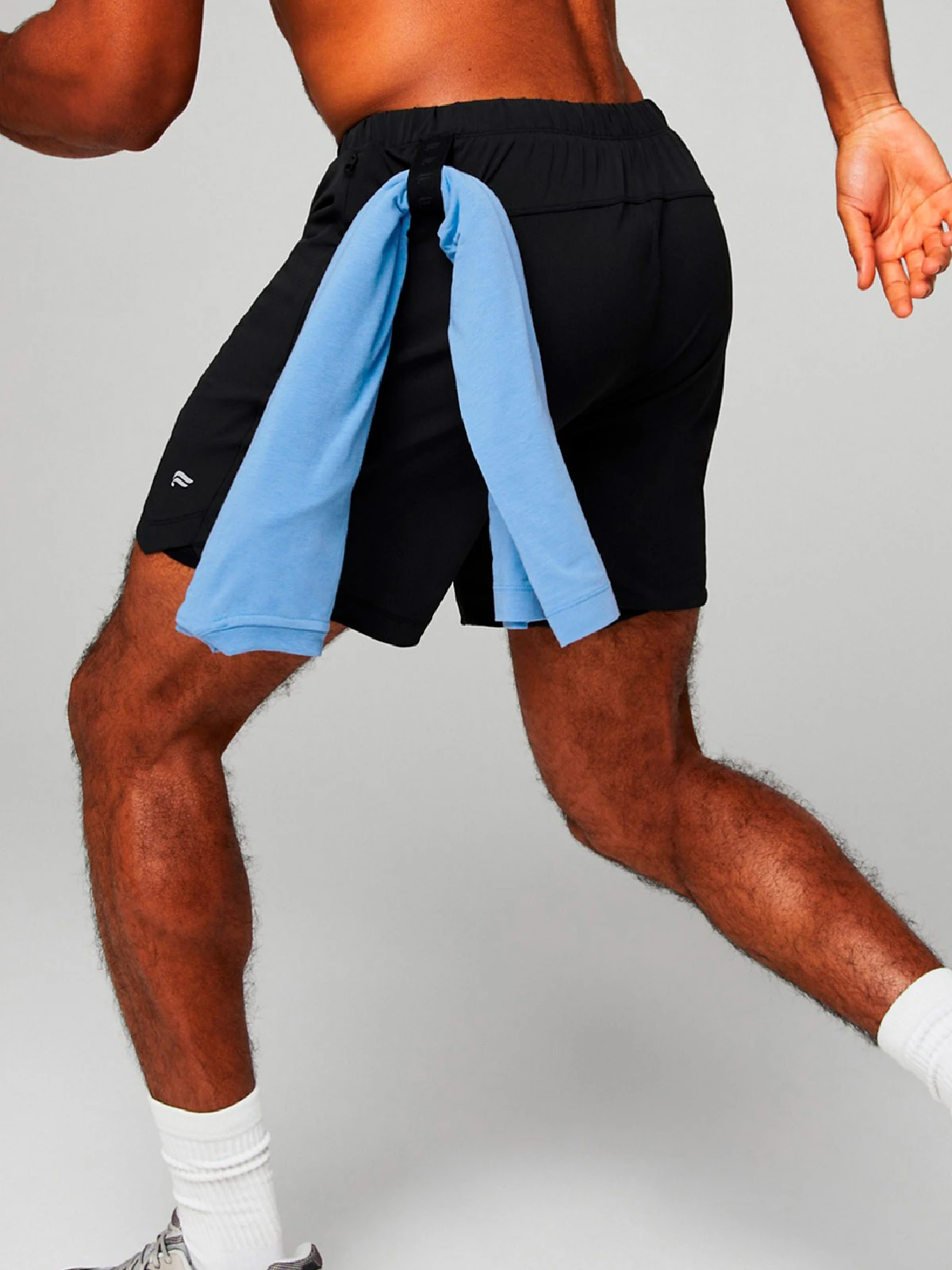 SHORT DEPORTIVO HOMBRE FABLETICS NEGRO MATE THE 7 ONE - 2
