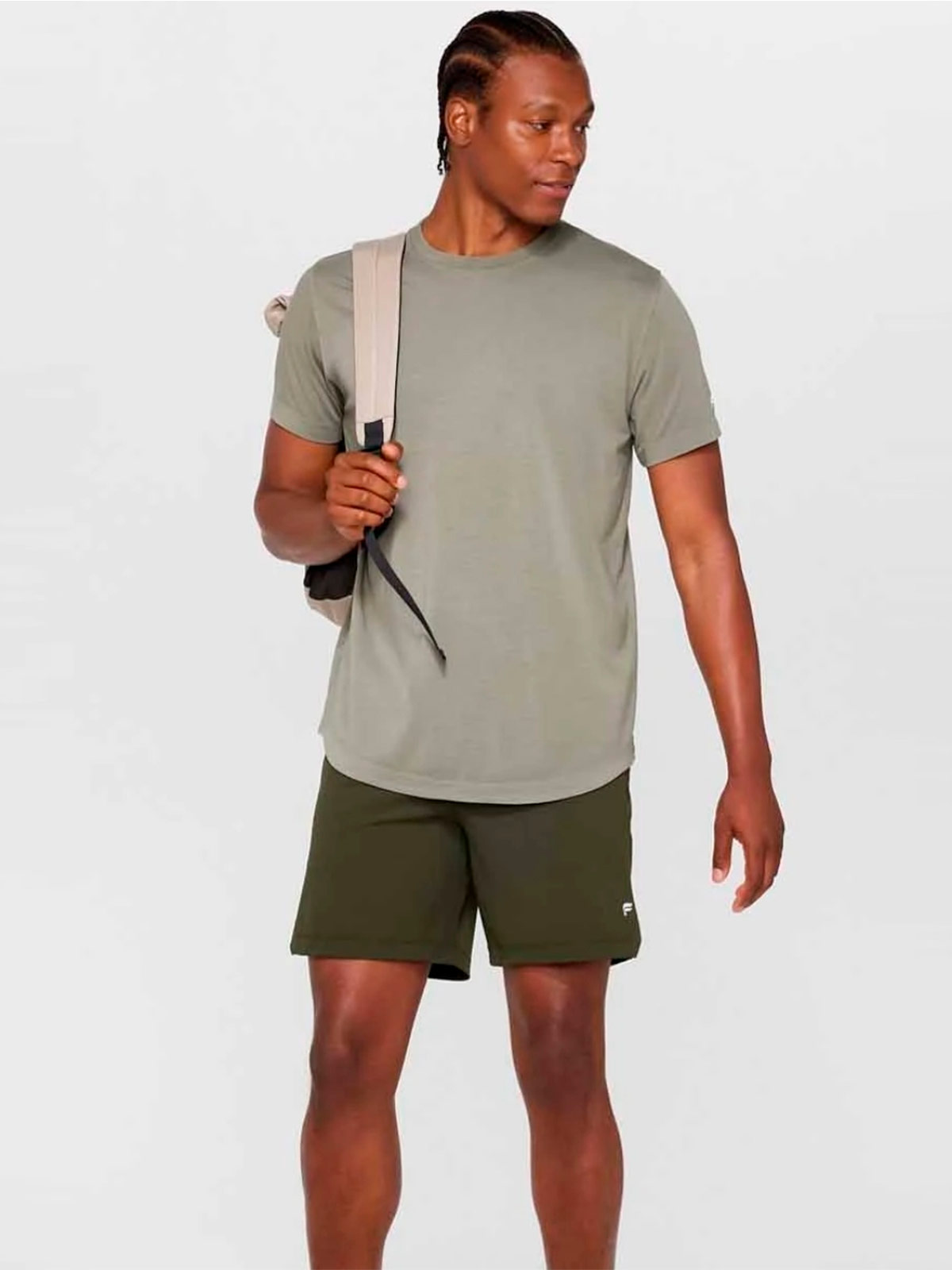SHORT DEPORTIVO HOMBRE FABLETICS VERDE THE 7 ONE - 2